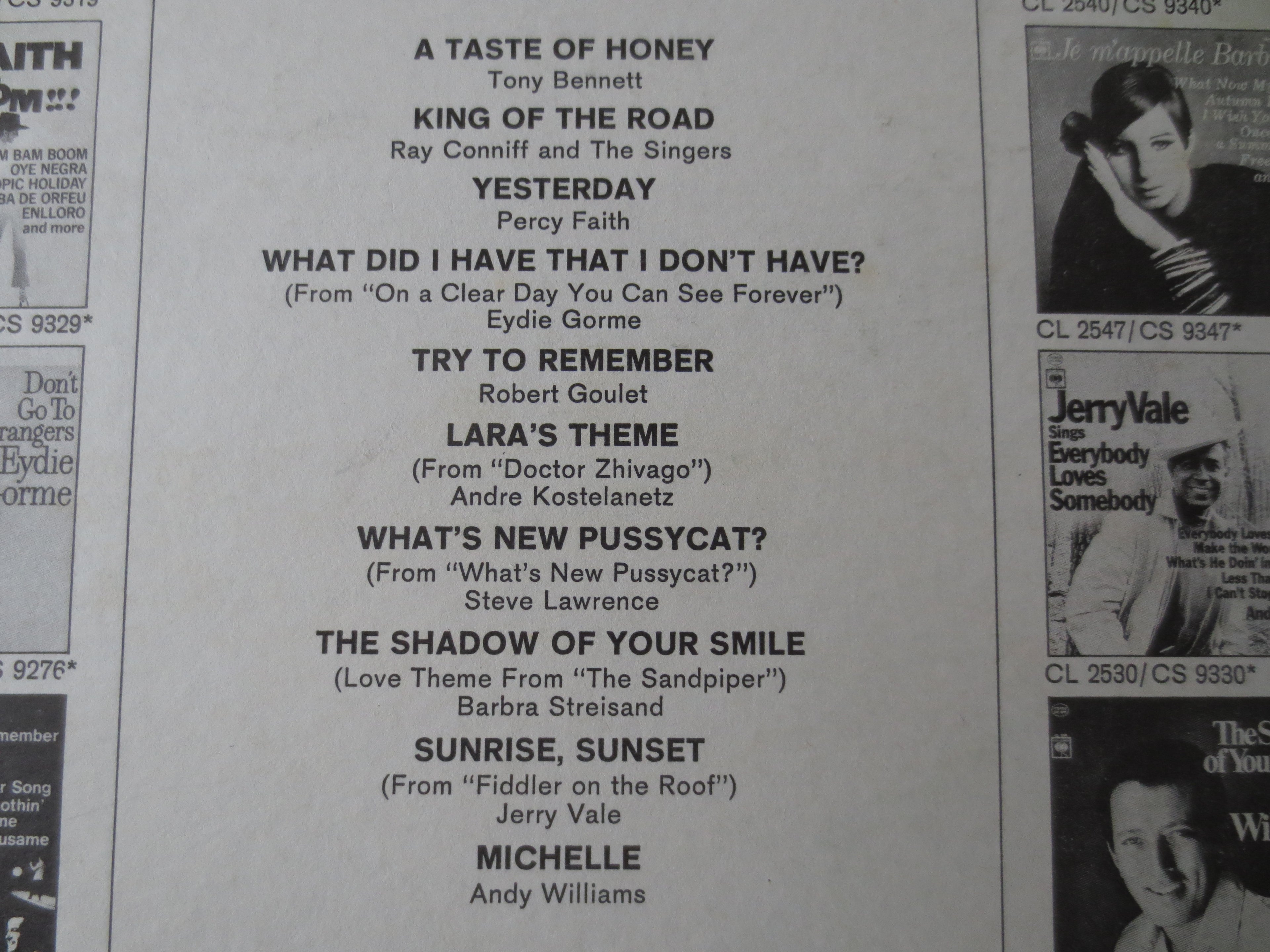 The Best of '66 Volume Two (1967) Vinyl LP