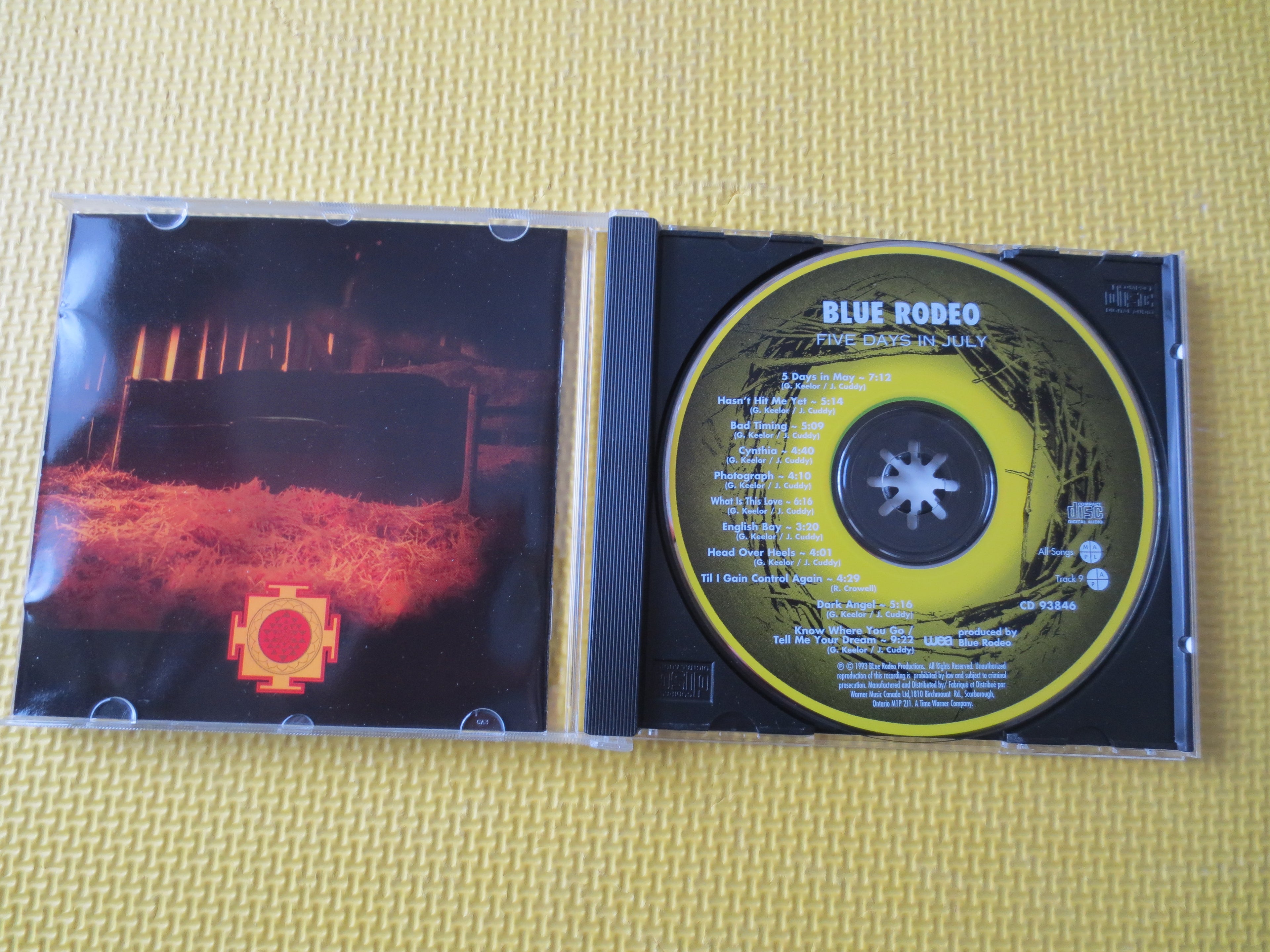 Blue Rodeo – Five Days in July (1993) CD