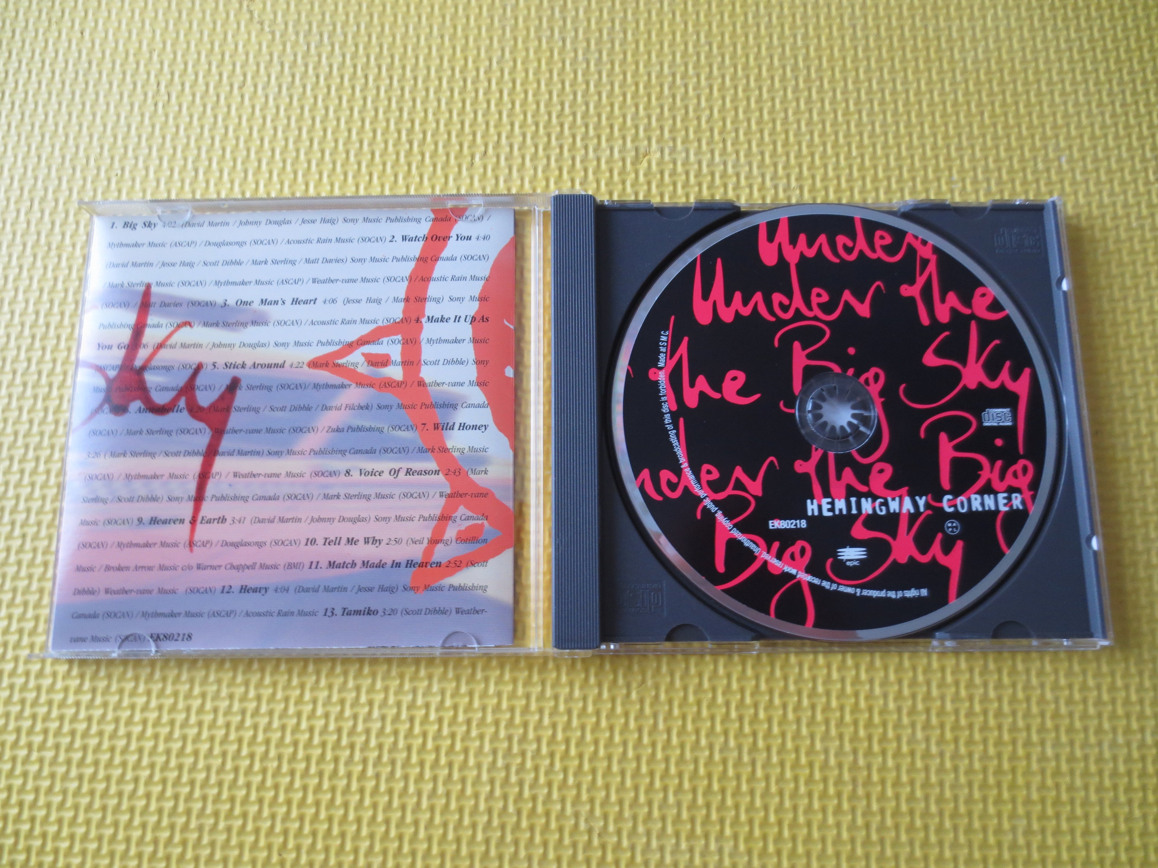 Hemingway Corner – Under the Big Sky (1995) CD