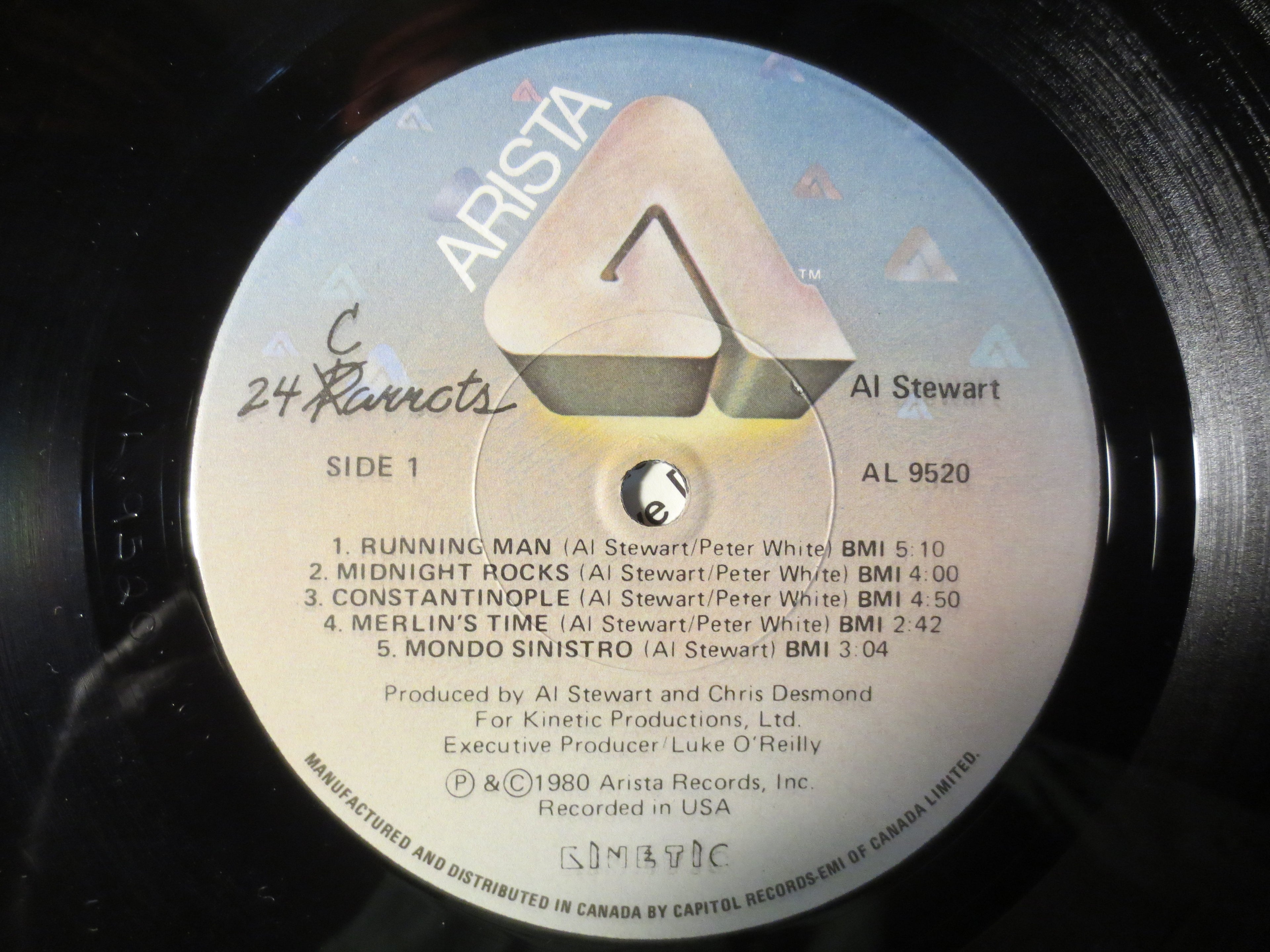 Al Stewart – 24 Carrots (1980) Vinyl LP