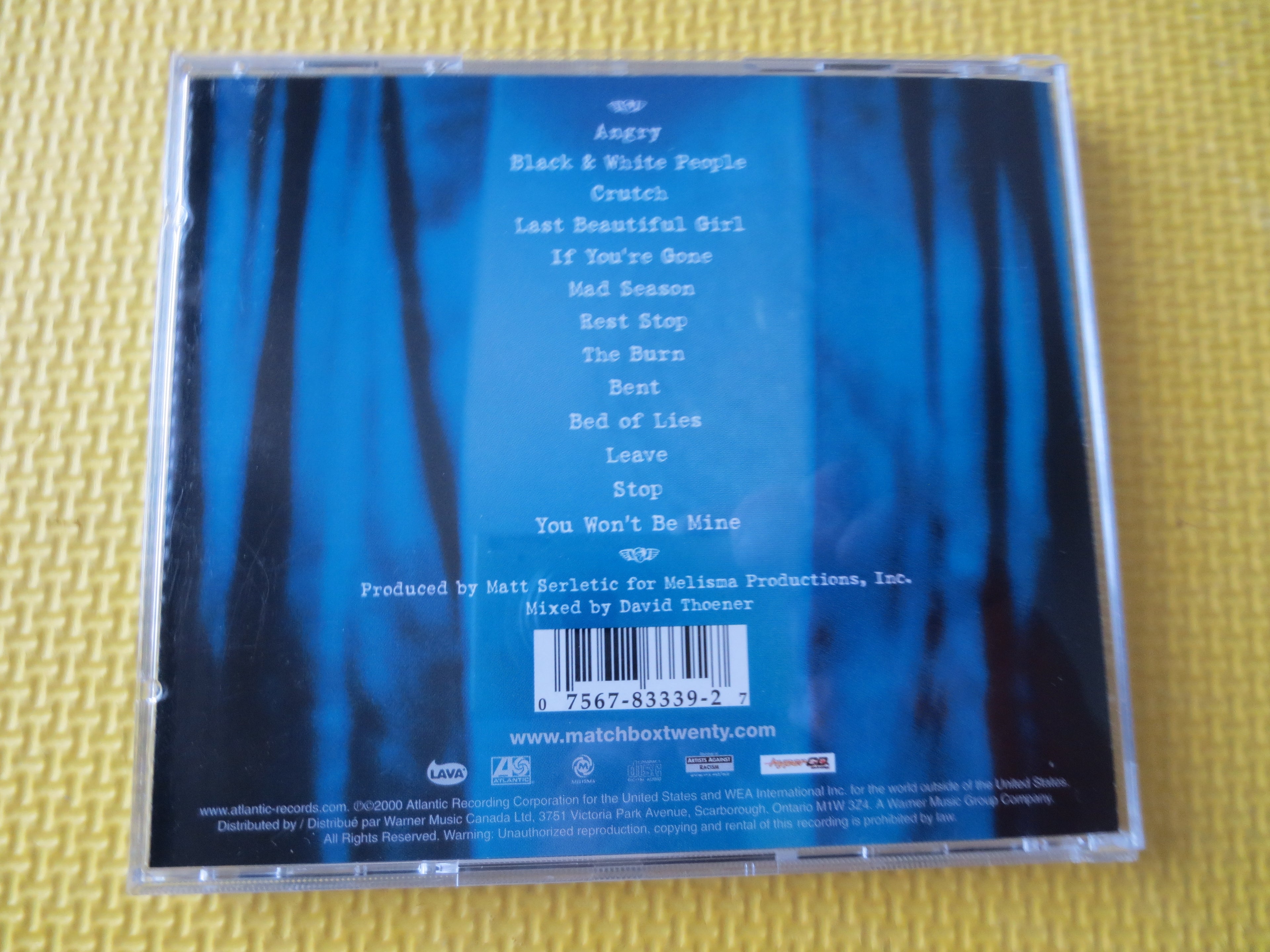 Matchbox Twenty – Mad Season (2000) CD