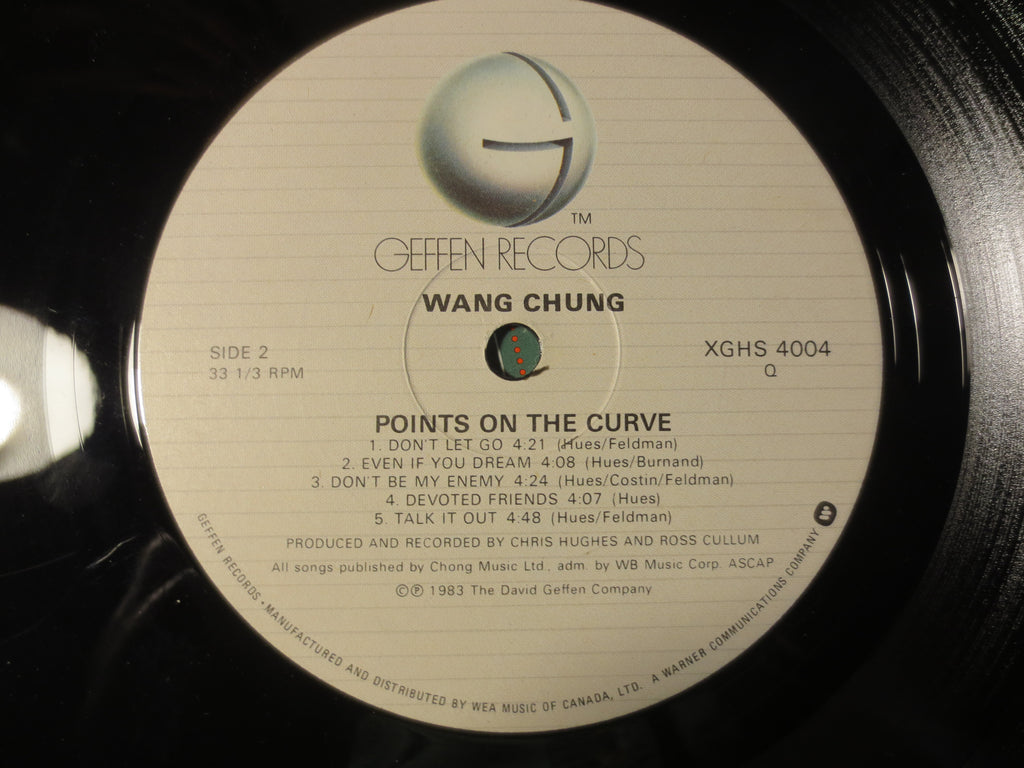Wang Chung – Points on the Curve (1983) Vinyl LP