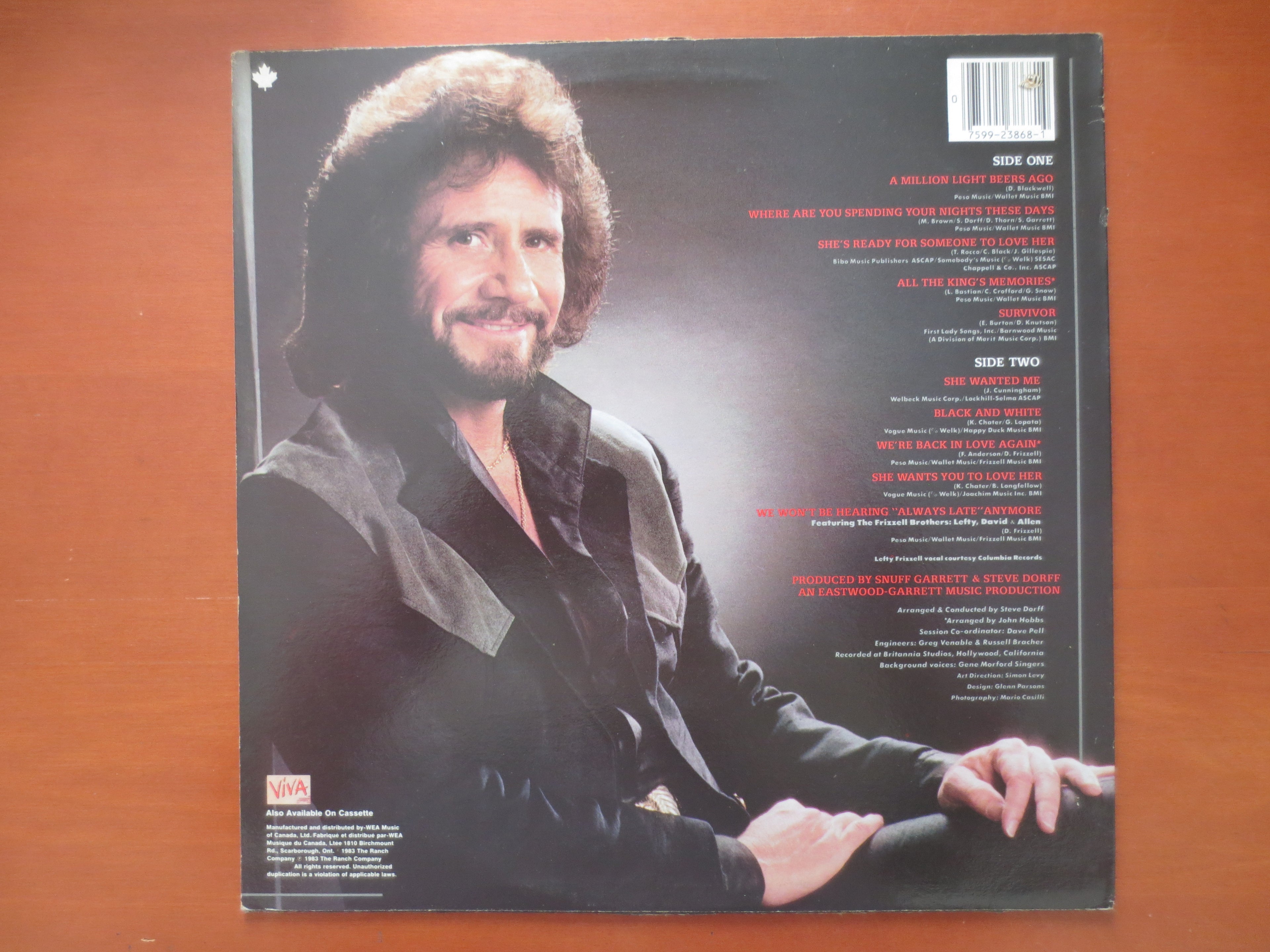 David Frizzell – On My Own Again (1983) Vinyl LP