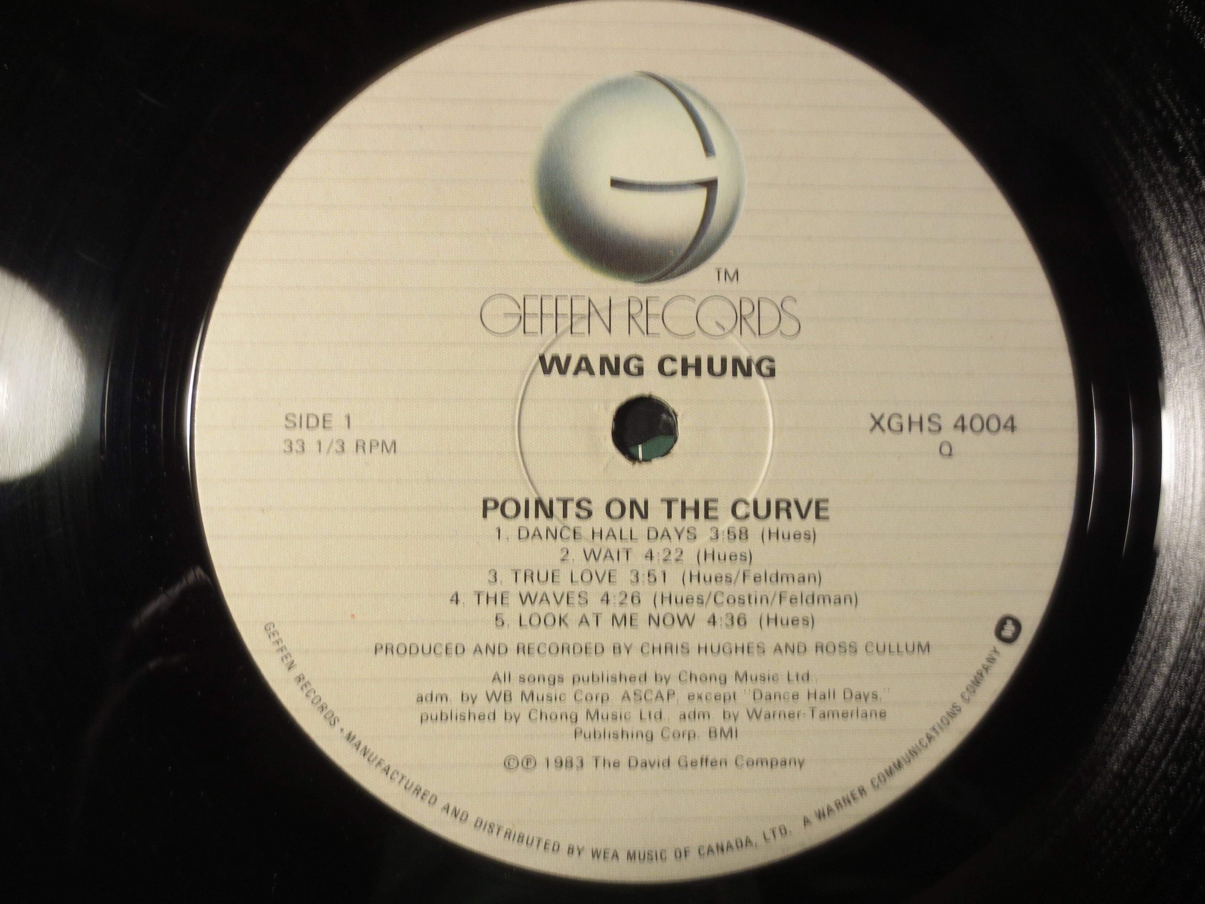 Wang Chung – Points on the Curve (1983) Vinyl LP