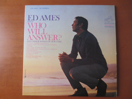ED AMES, Who Will ANSWER, Ed Ames Records, Vintage Vinyl, Ed Ames Albums, Country Records, Vinyl Album, Lps, 1968 Records
