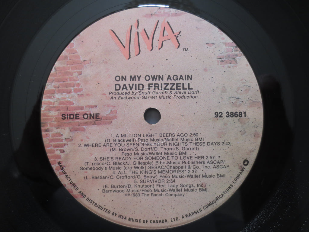 David Frizzell – On My Own Again (1983) Vinyl LP