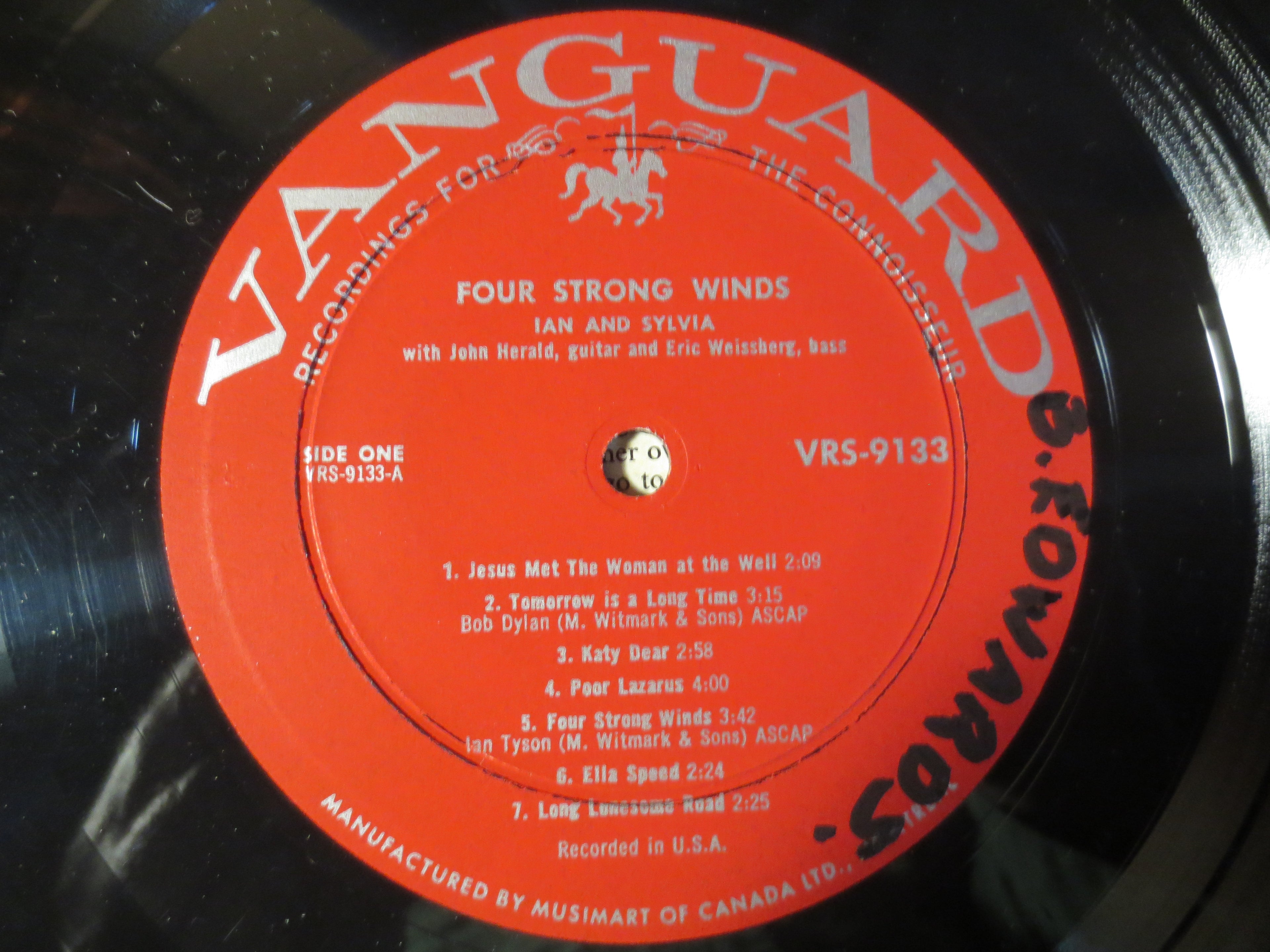 Ian & Sylvia – Four Strong Winds (1963) Vinyl LP