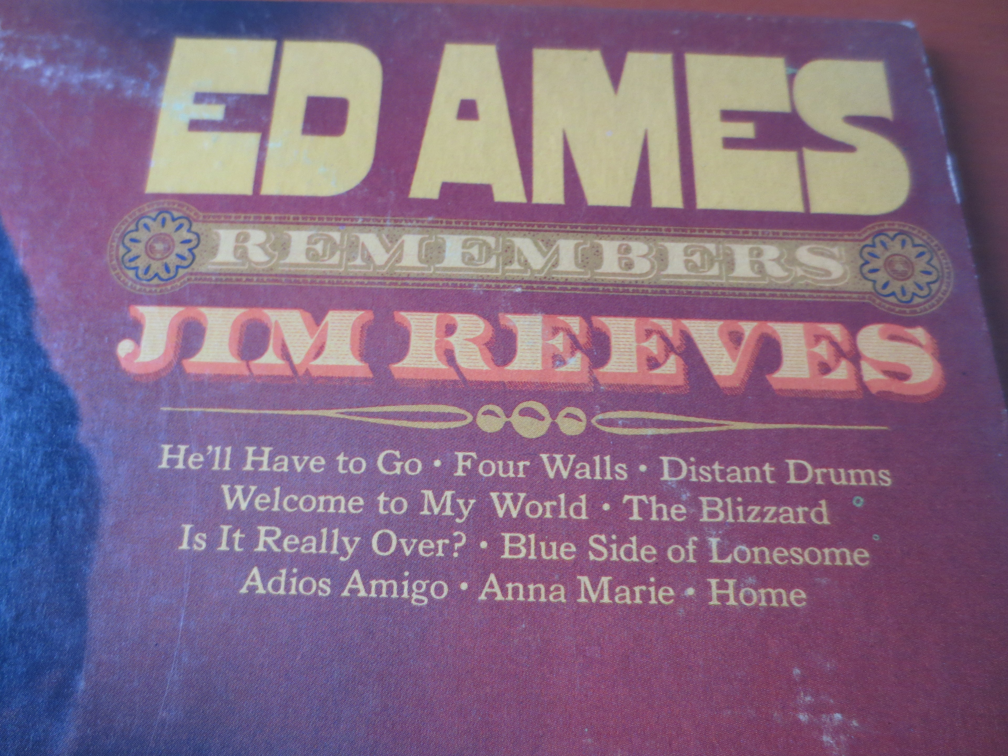Ed Ames – Remembers Jim Reeves (1972) Vinyl LP