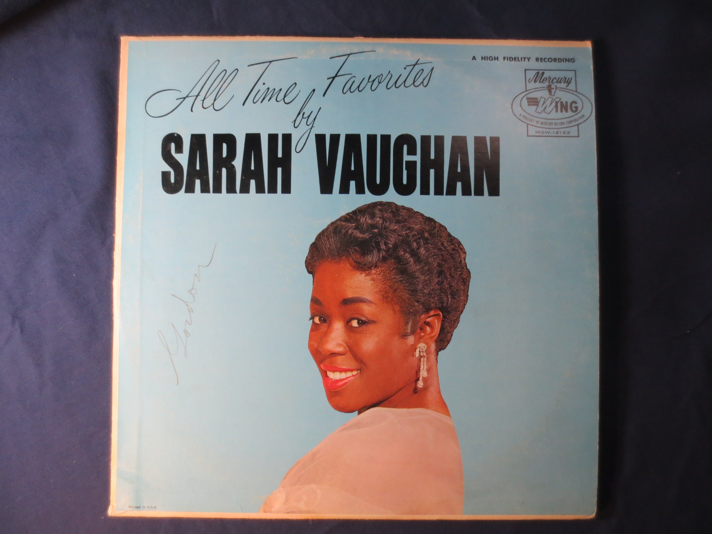 Sarah Vaughan – All Time Favorites (1963) Vinyl LP