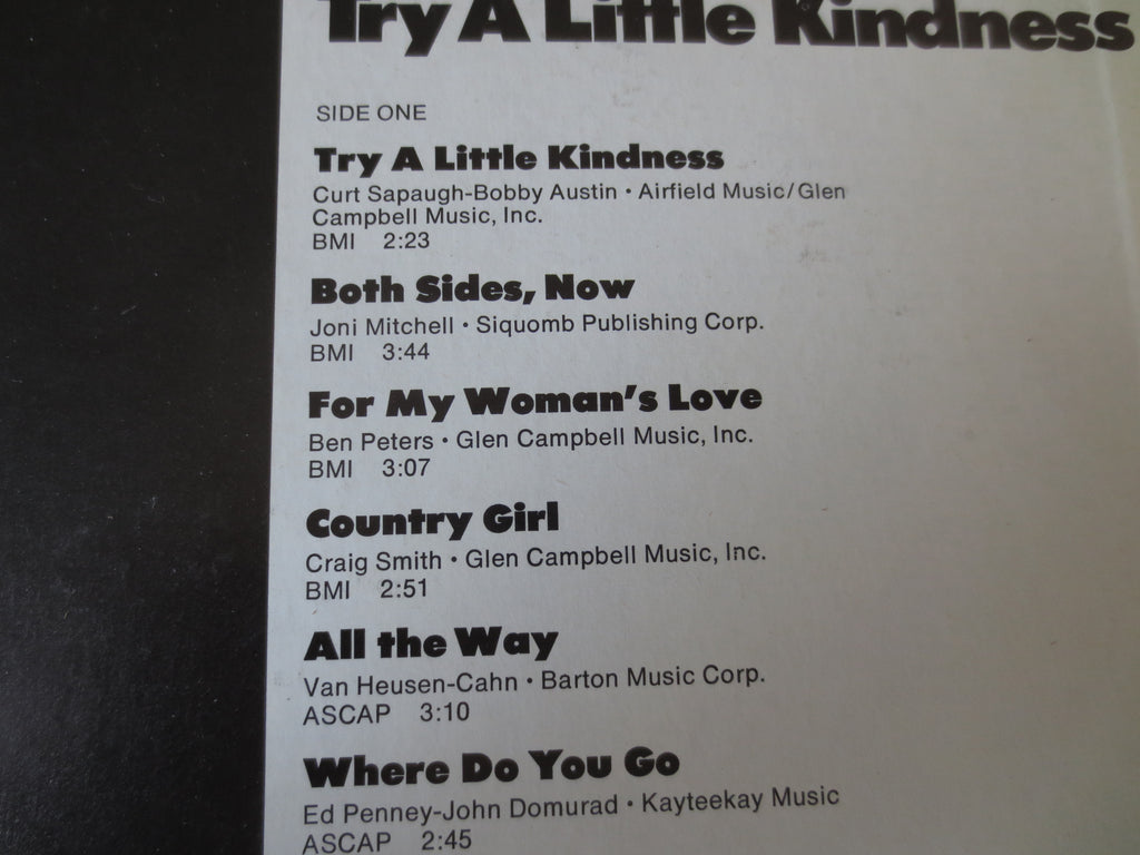Glen Campbell – Try a Little Kindness (1970) Vinyl LP