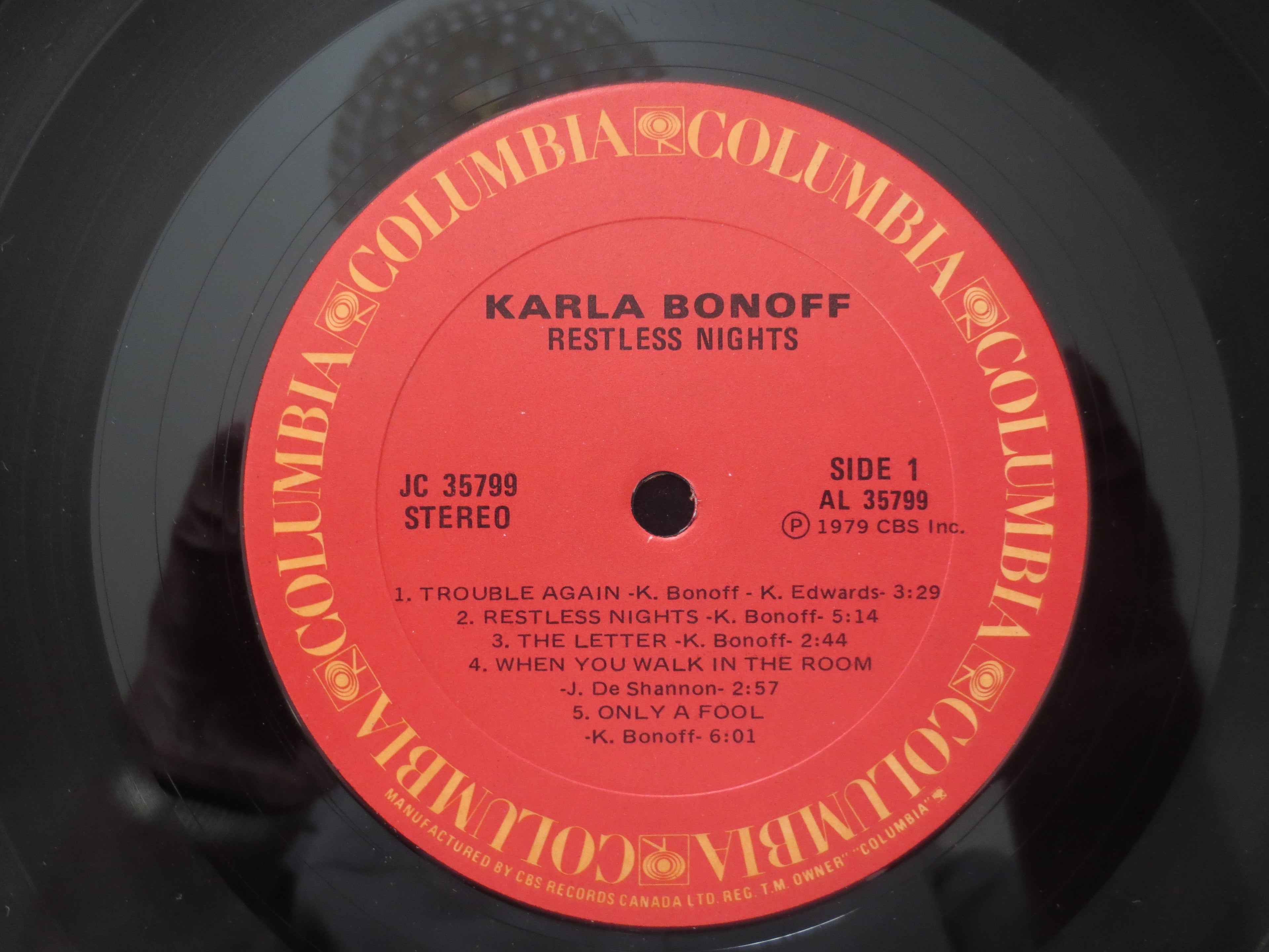 Karla Bonoff – Restless Nights (1979) [Vinyl LP]