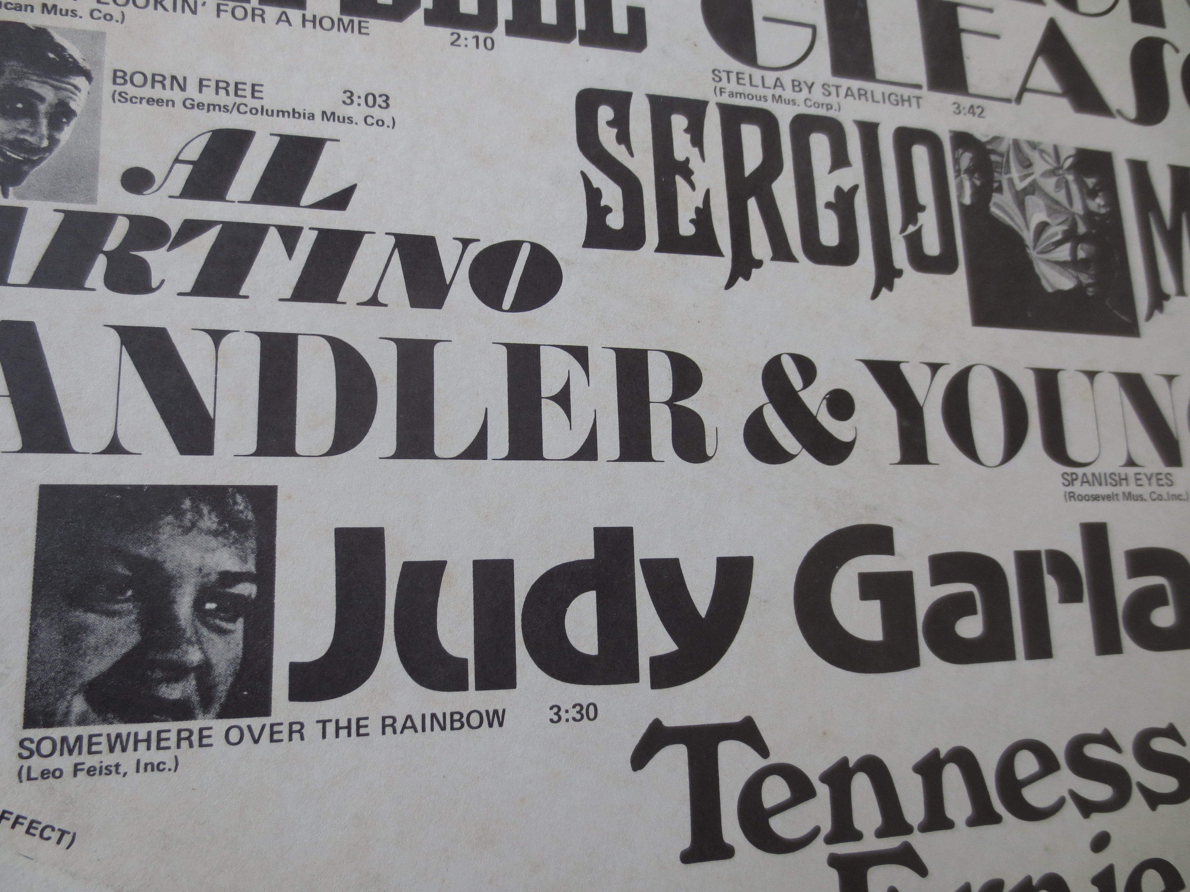 Star Shine – Dean Martin, Judy Garland & More (1971) Vinyl LP