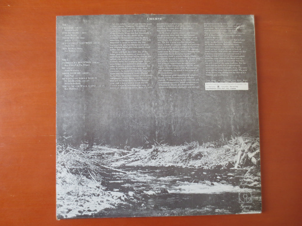 I Believe – Columbia Records (1970) Vinyl LP