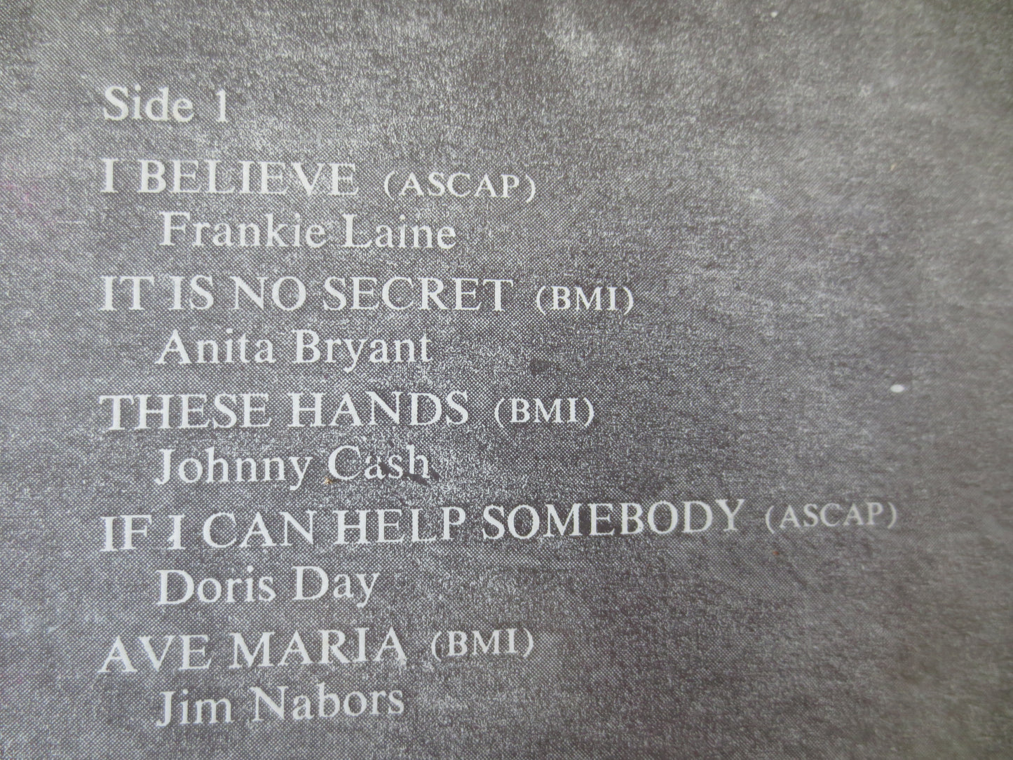 Vintage "I Believe" Columbia Records: 1970 Compilation Album