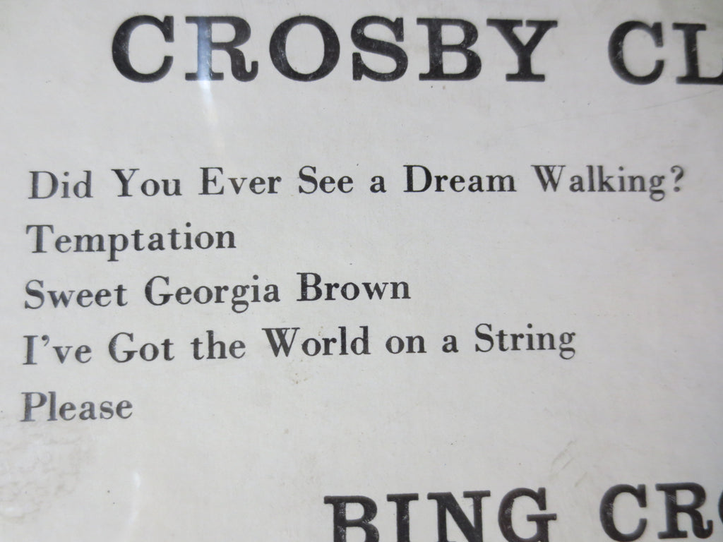 Bing Crosby – Crosby Classics (1958) Vinyl LP