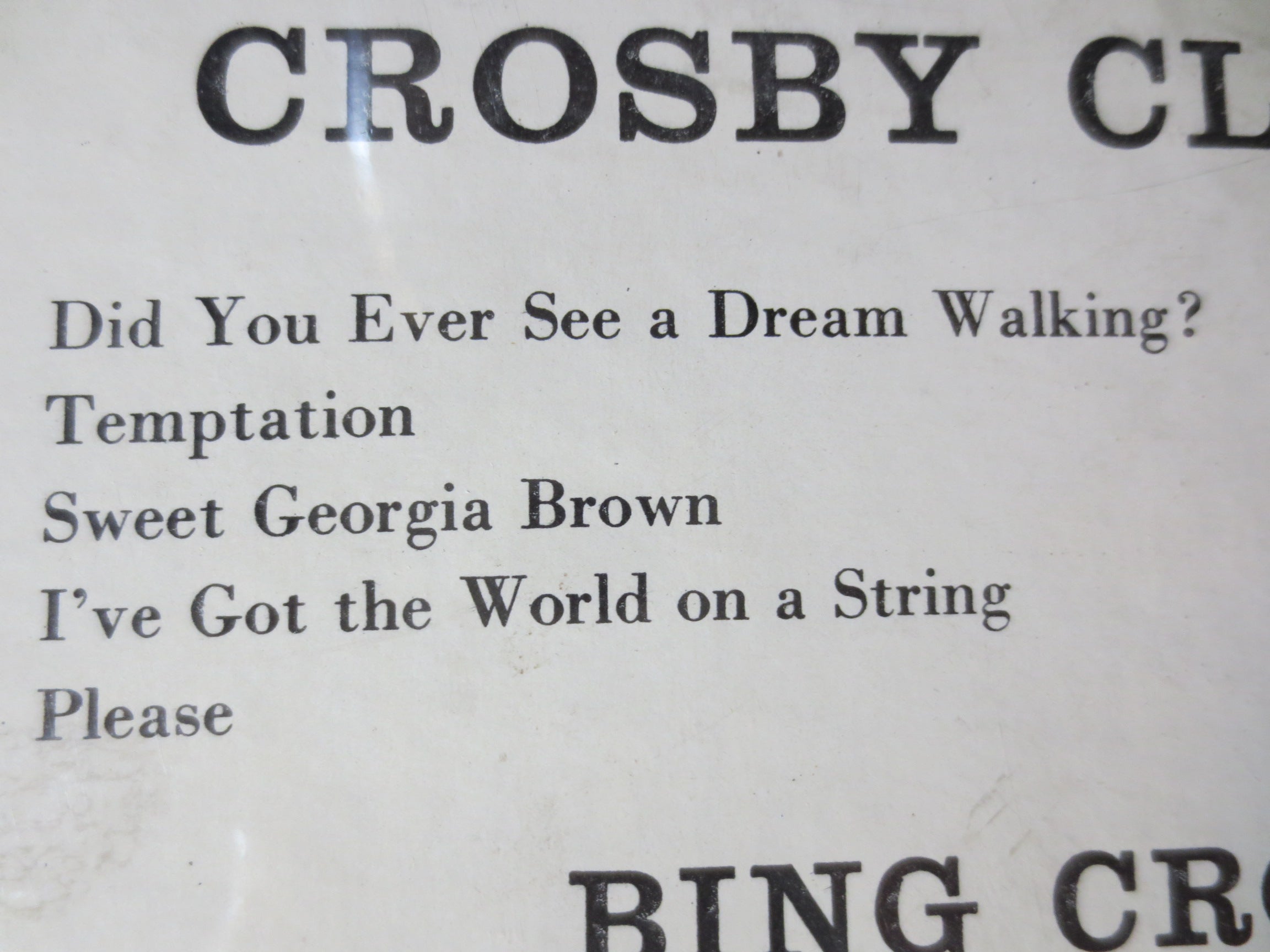 Bing Crosby – Crosby Classics (1958) Vinyl LP