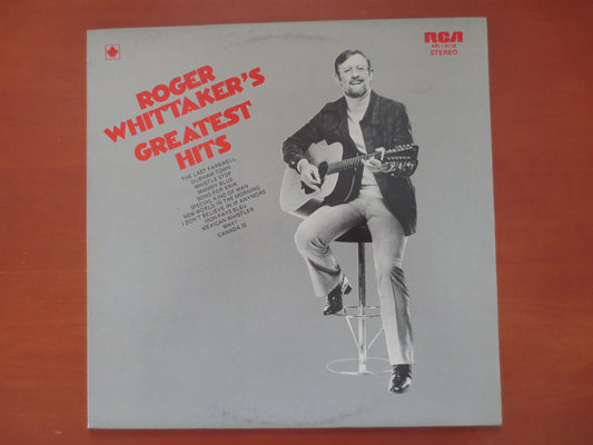 ROGER WHITTAKER, Greatest Hits, Folk Records, Country Records, Vintage Vinyl, Record Vinyl, Records, Vinyl Lp, 1975 Records