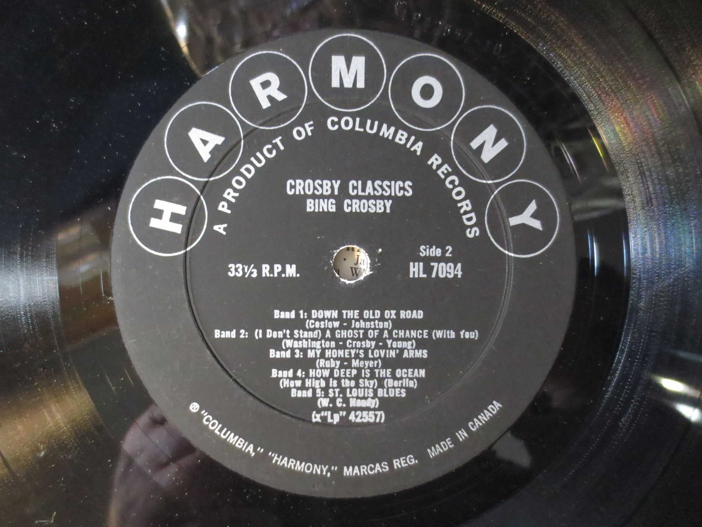 Bing Crosby – Crosby Classics (1958) Vinyl LP