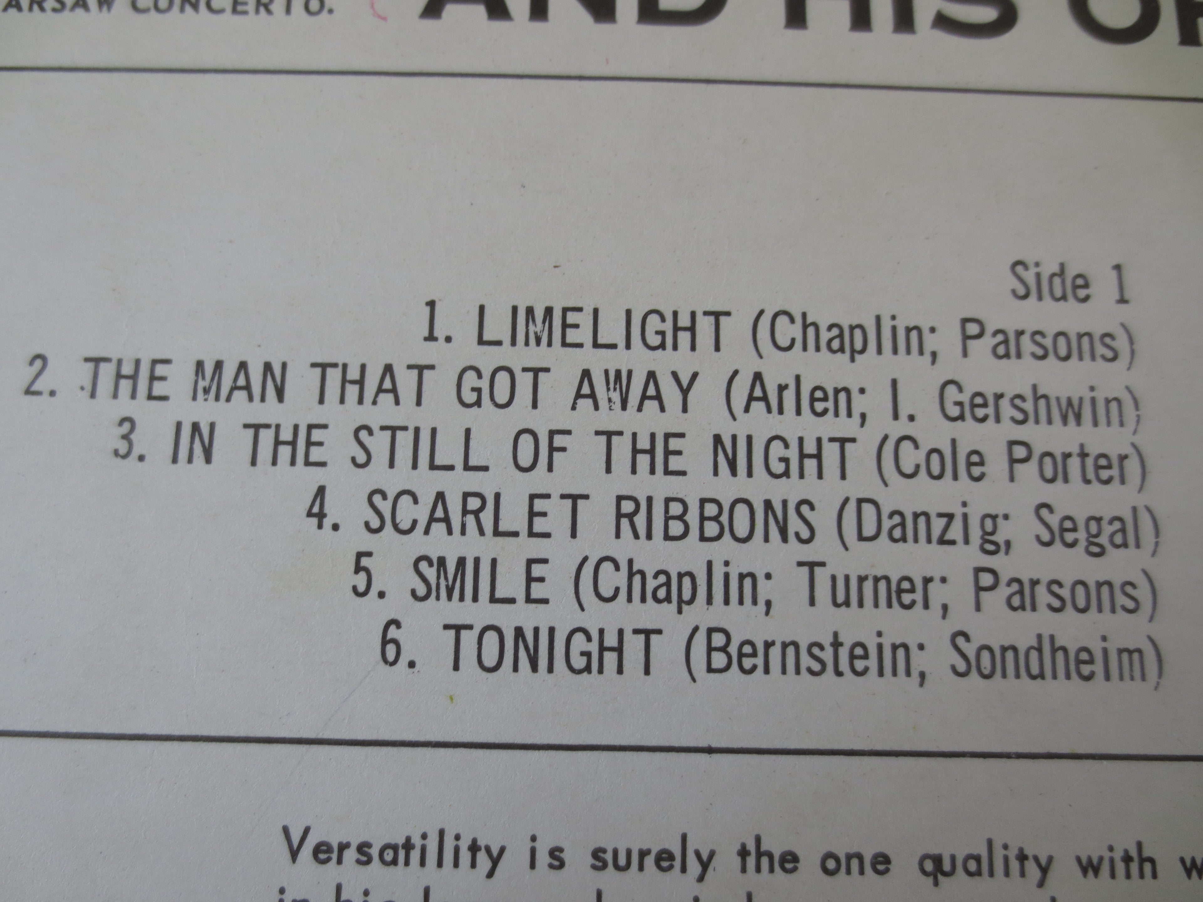 Frank Chacksfield – The New Limelight (1965) Vinyl LP