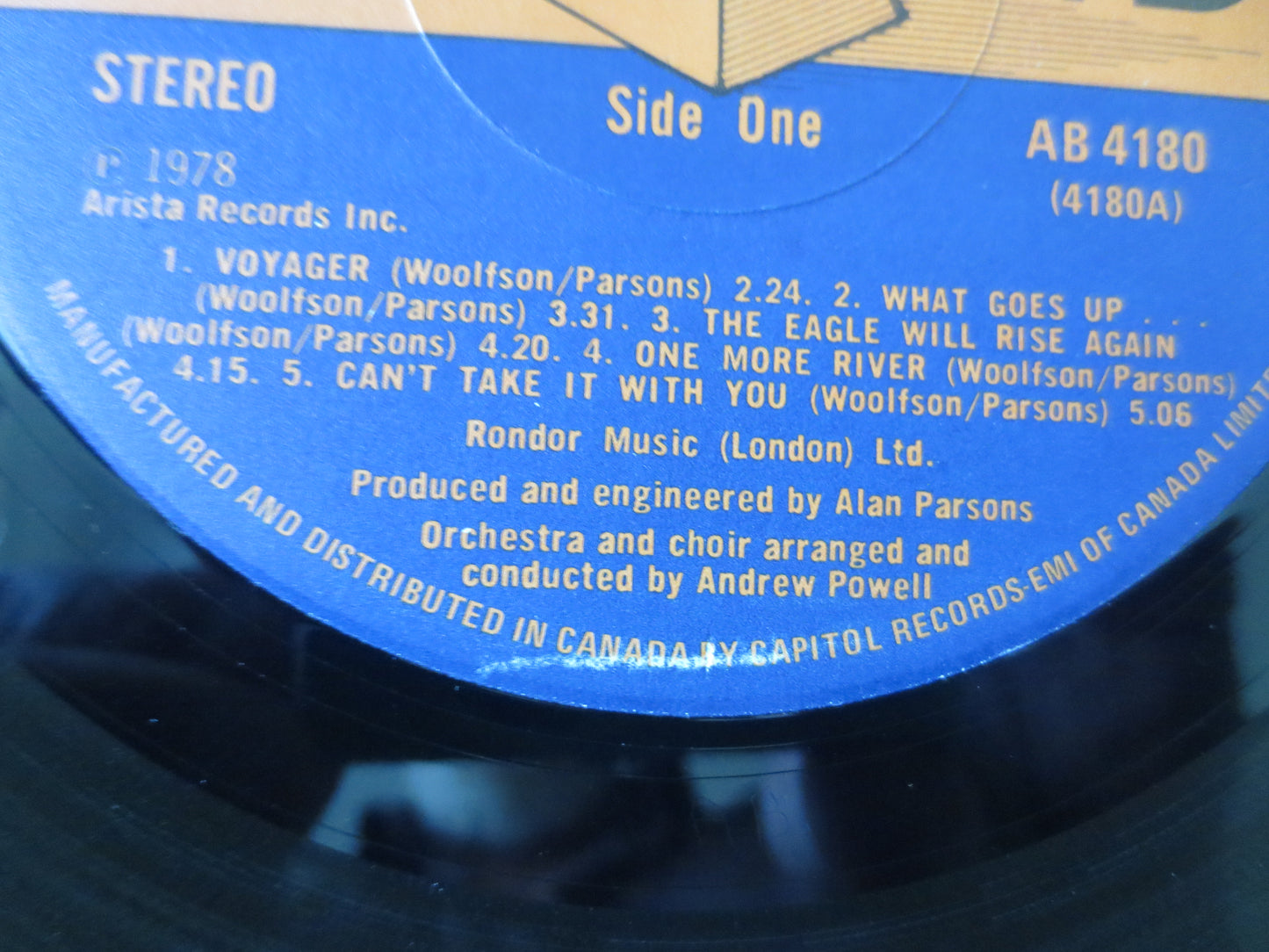 ALAN PARSONS PROJECT, Pyramid, Rock Record, Rock Vinyl, Alan Parsons lp, Record Vinyl, Vinyl Record, Vinyl Lp, 1978 Records