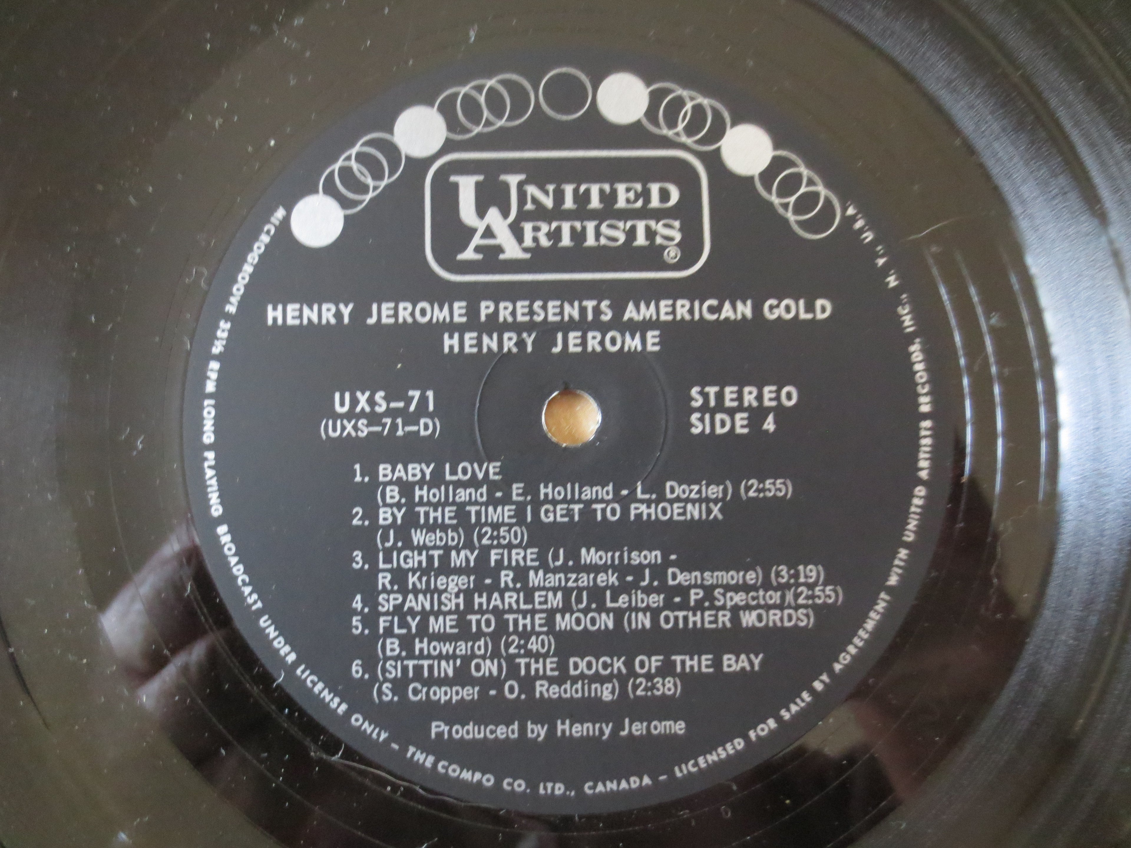 Henry Jerome – American Gold (1970) Vinyl 2xLP