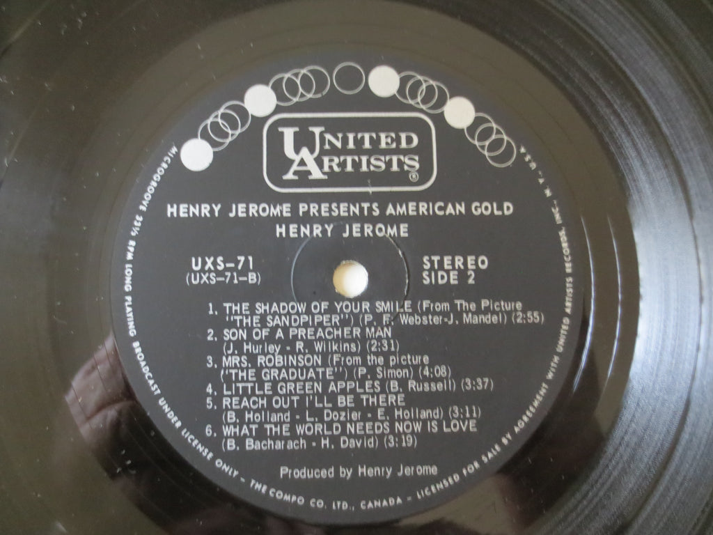Henry Jerome – American Gold (1970) Vinyl 2xLP