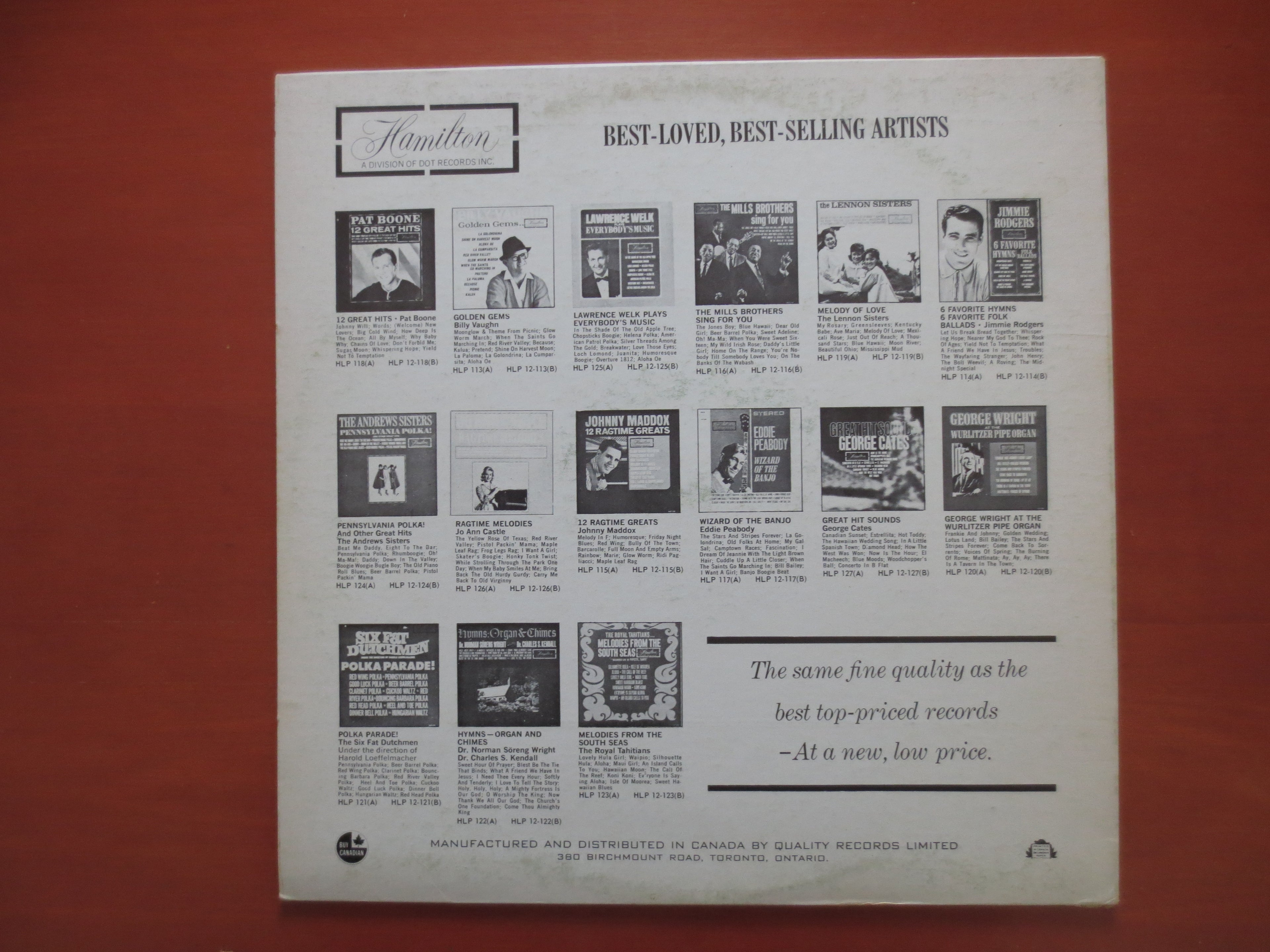 Pat Boone – 12 Great Hits (1961) Vinyl LP