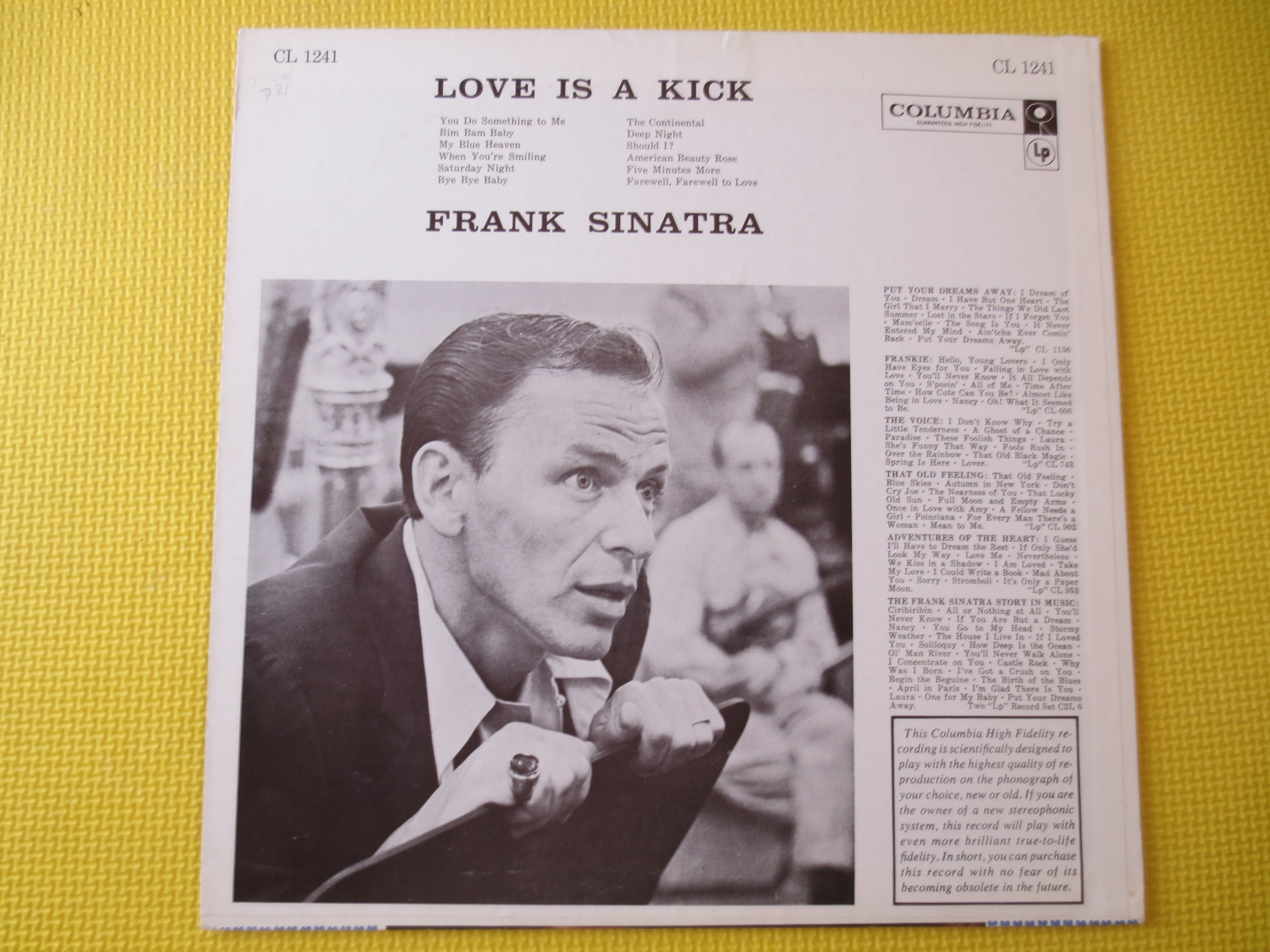 Frank Sinatra – Love Is a Kick (1958) Vinyl LP