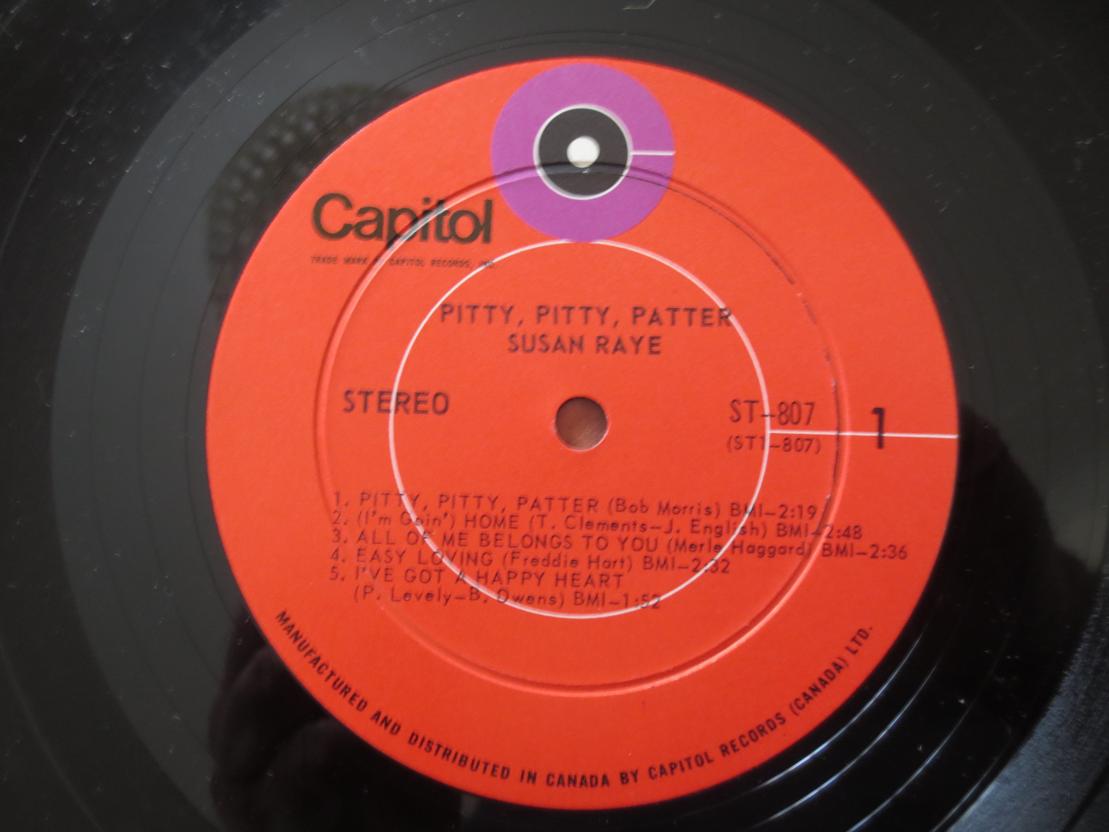 Susan Raye – Pitty Pitty Patter (1971) Vinyl LP