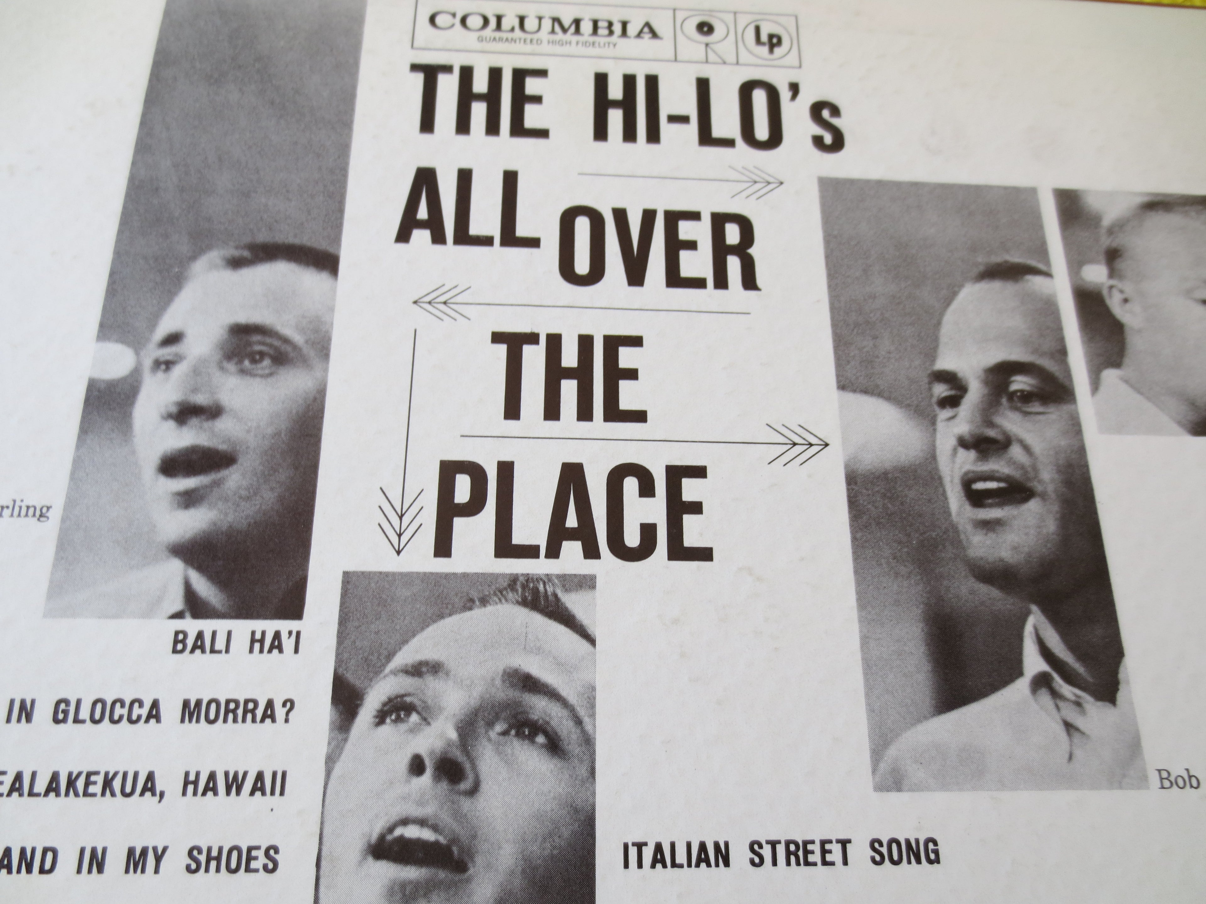The Hi-Lo's – All Over the Place (1960) Vinyl LP