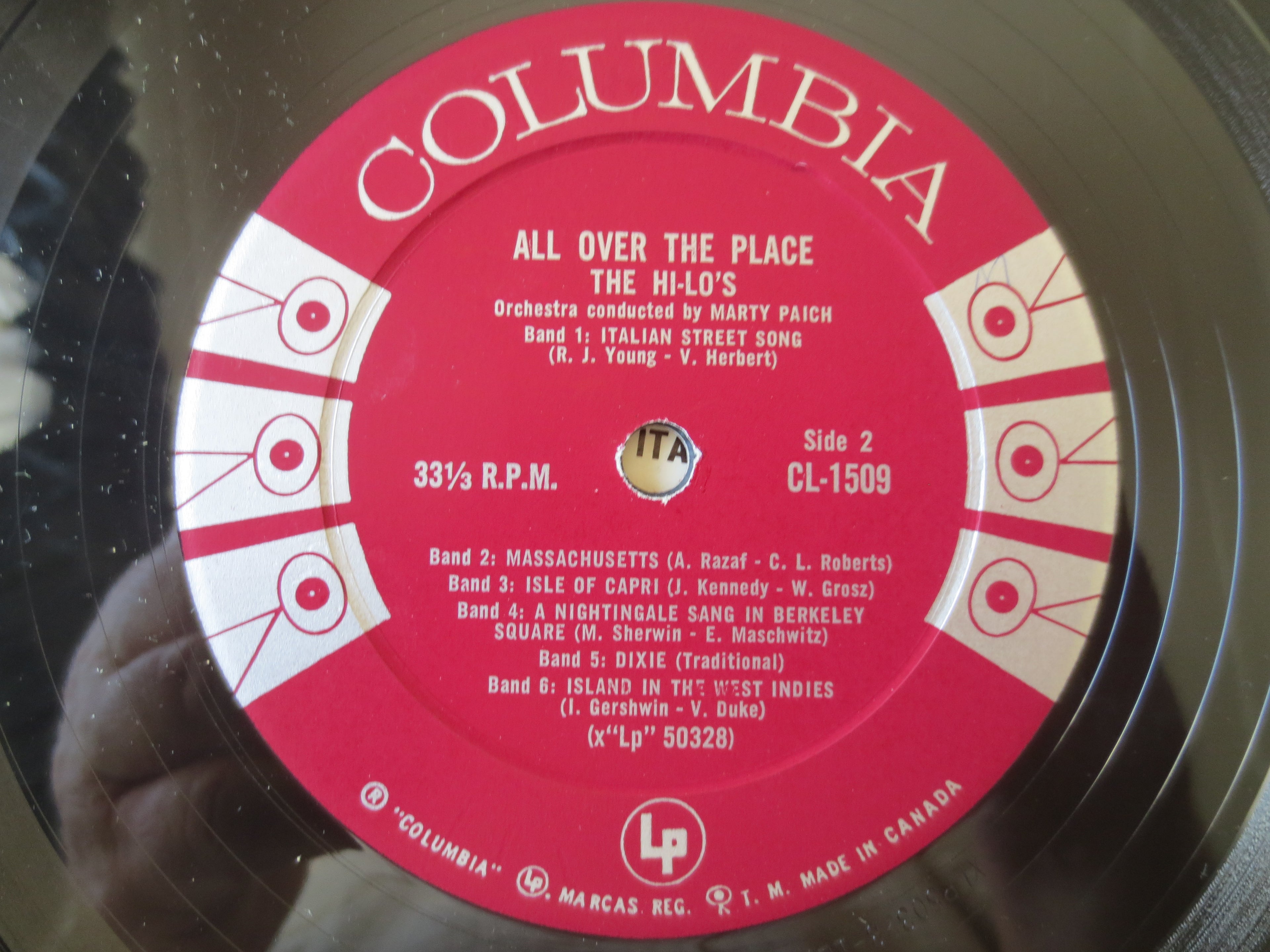 The Hi-Lo's – All Over the Place (1960) Vinyl LP