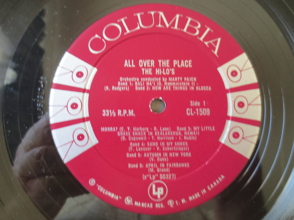 The Hi-Lo's – All Over the Place (1960) Vinyl LP