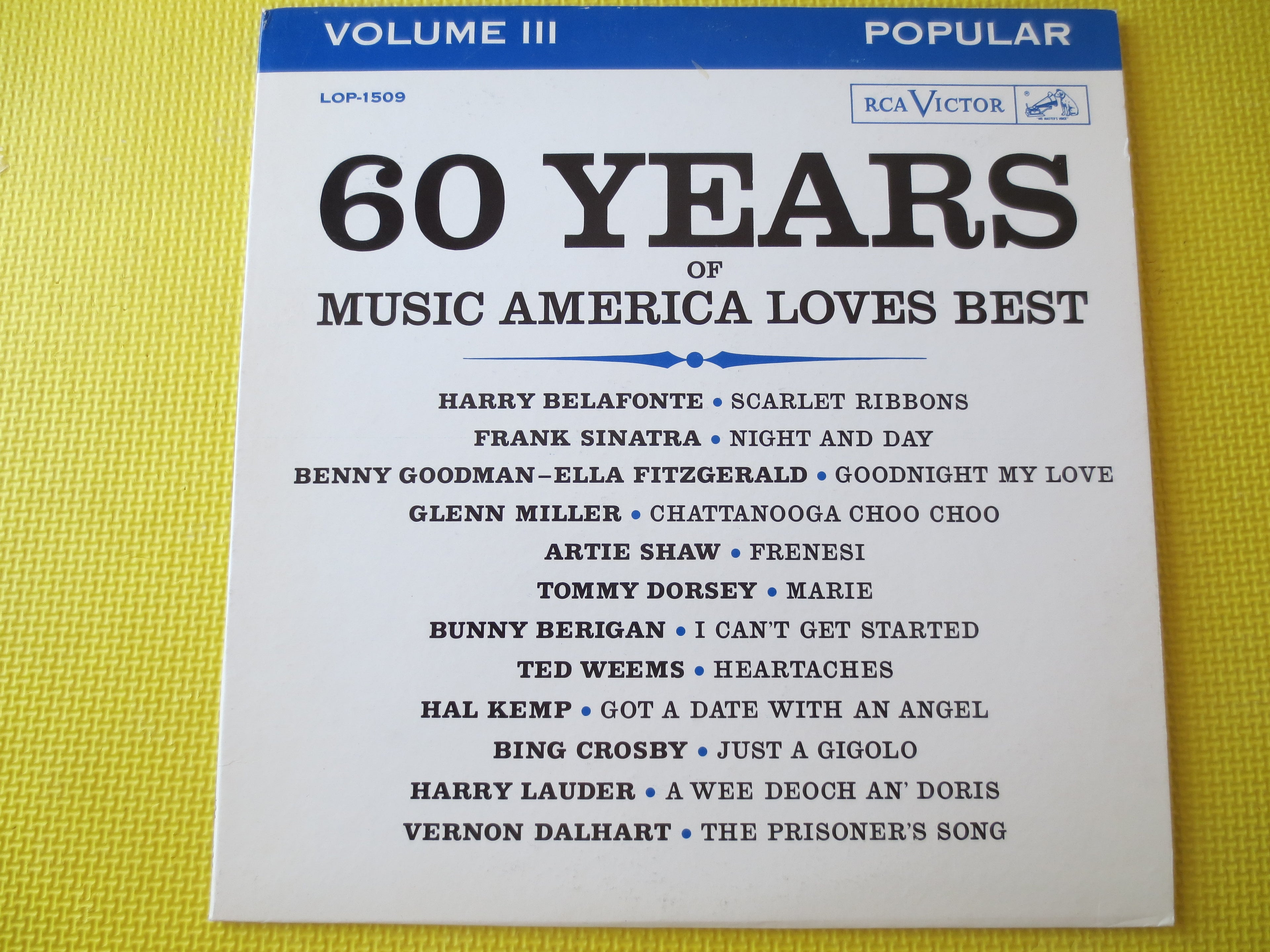 60 Years of Music America Loves Best Vol. III (1961) Vinyl LP