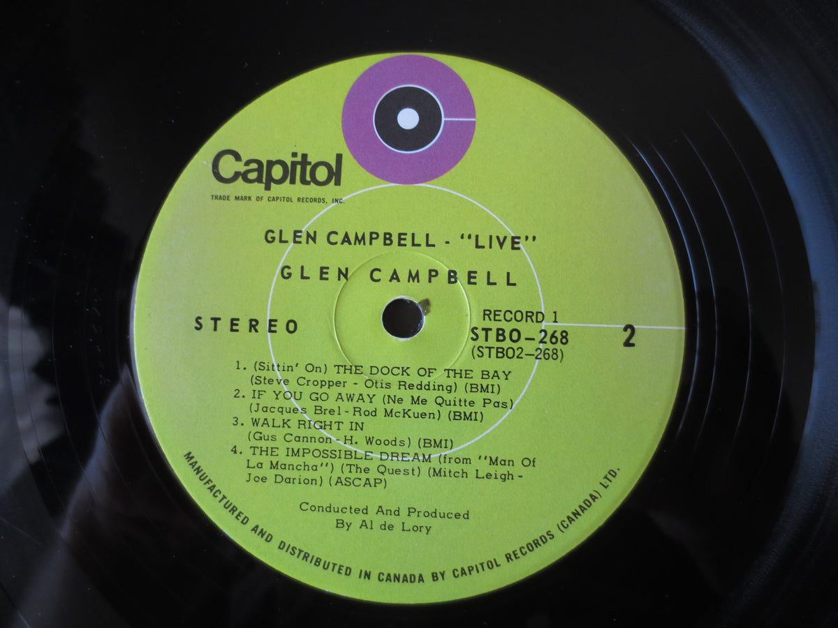 Glen Campbell – Live (1969) Double Vinyl LP