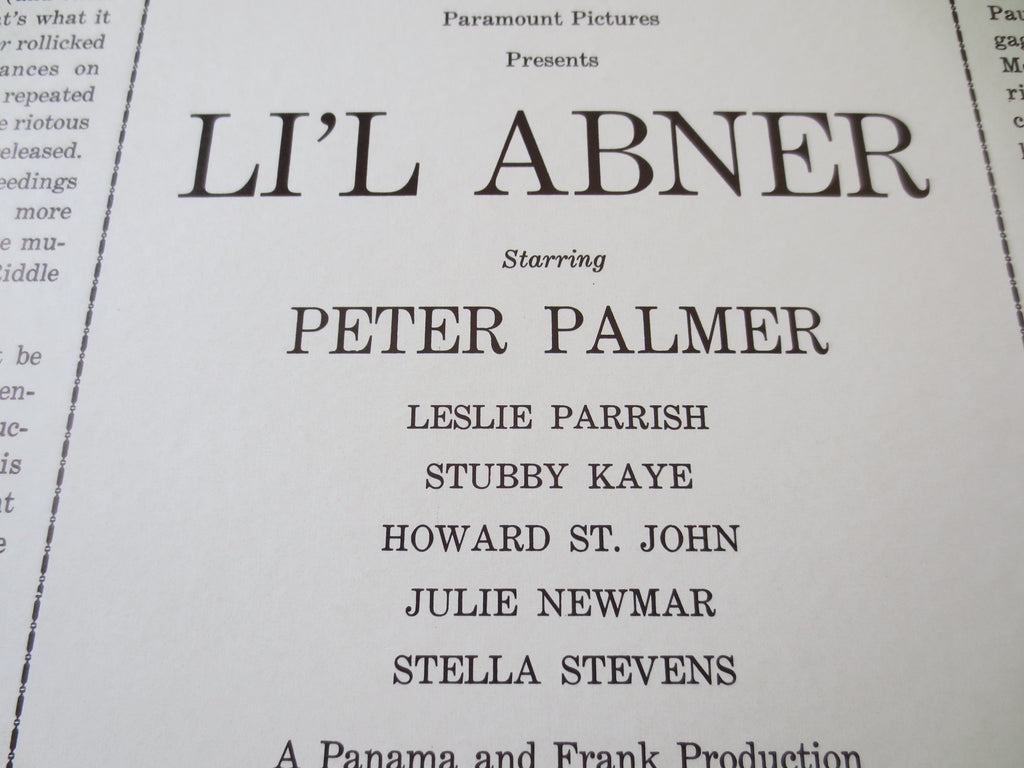 Lil' Abner – Original Soundtrack (1959) Vinyl LP