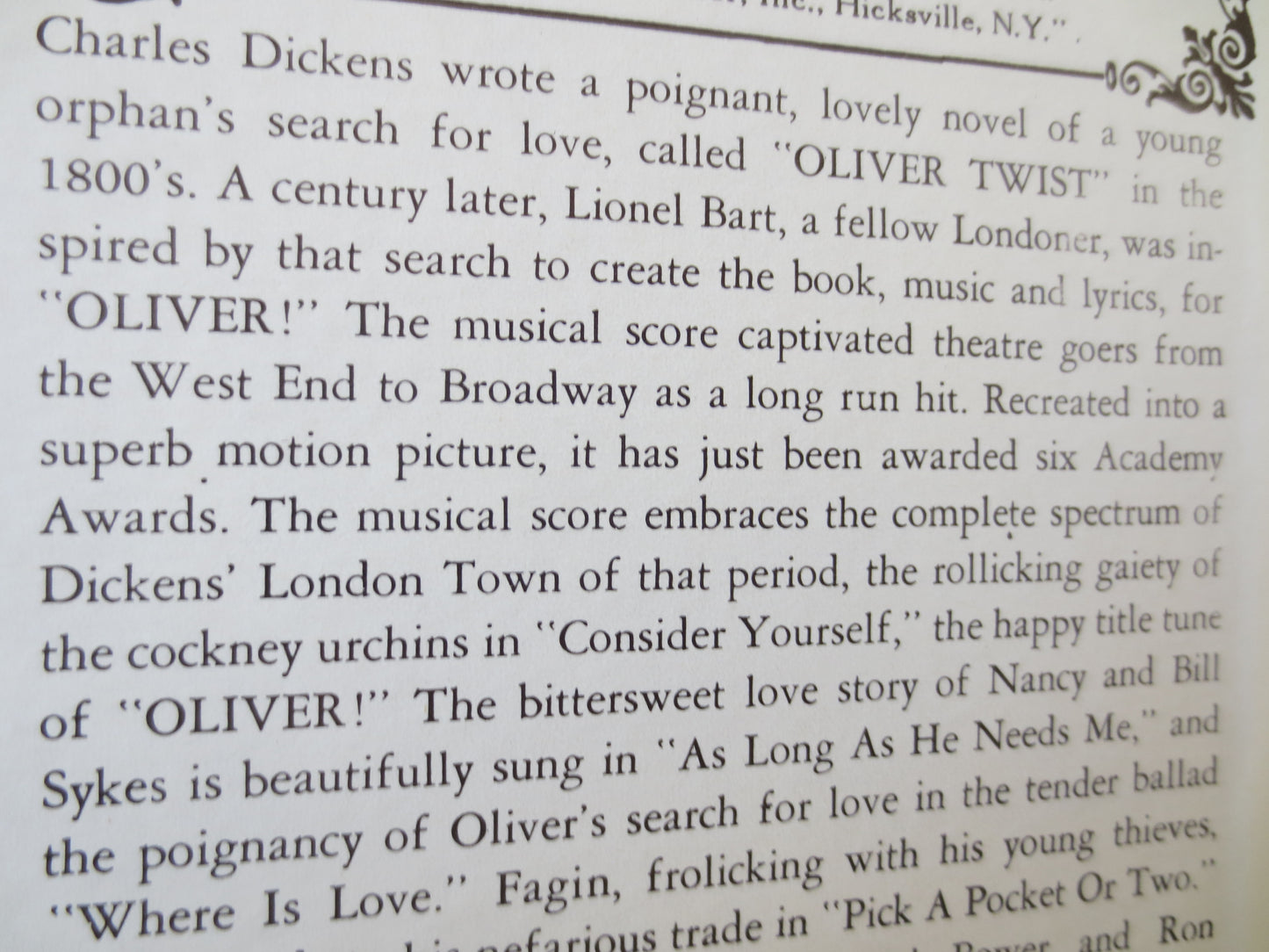 OLIVER, CHILDREN'S RECORDS, Pickwick Records, Childrens Record, Kids Record, Vintage Vinyl, Records, Vinyl, 1967 Records