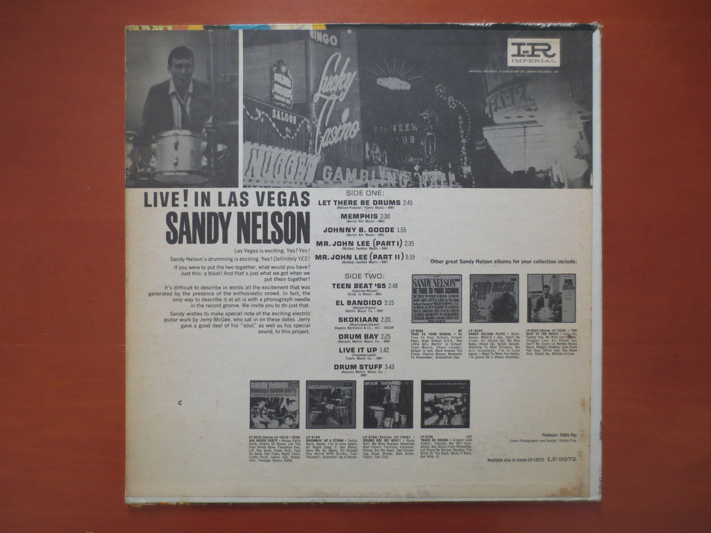 Sandy Nelson – Live! in Las Vegas (1964) Vinyl LP