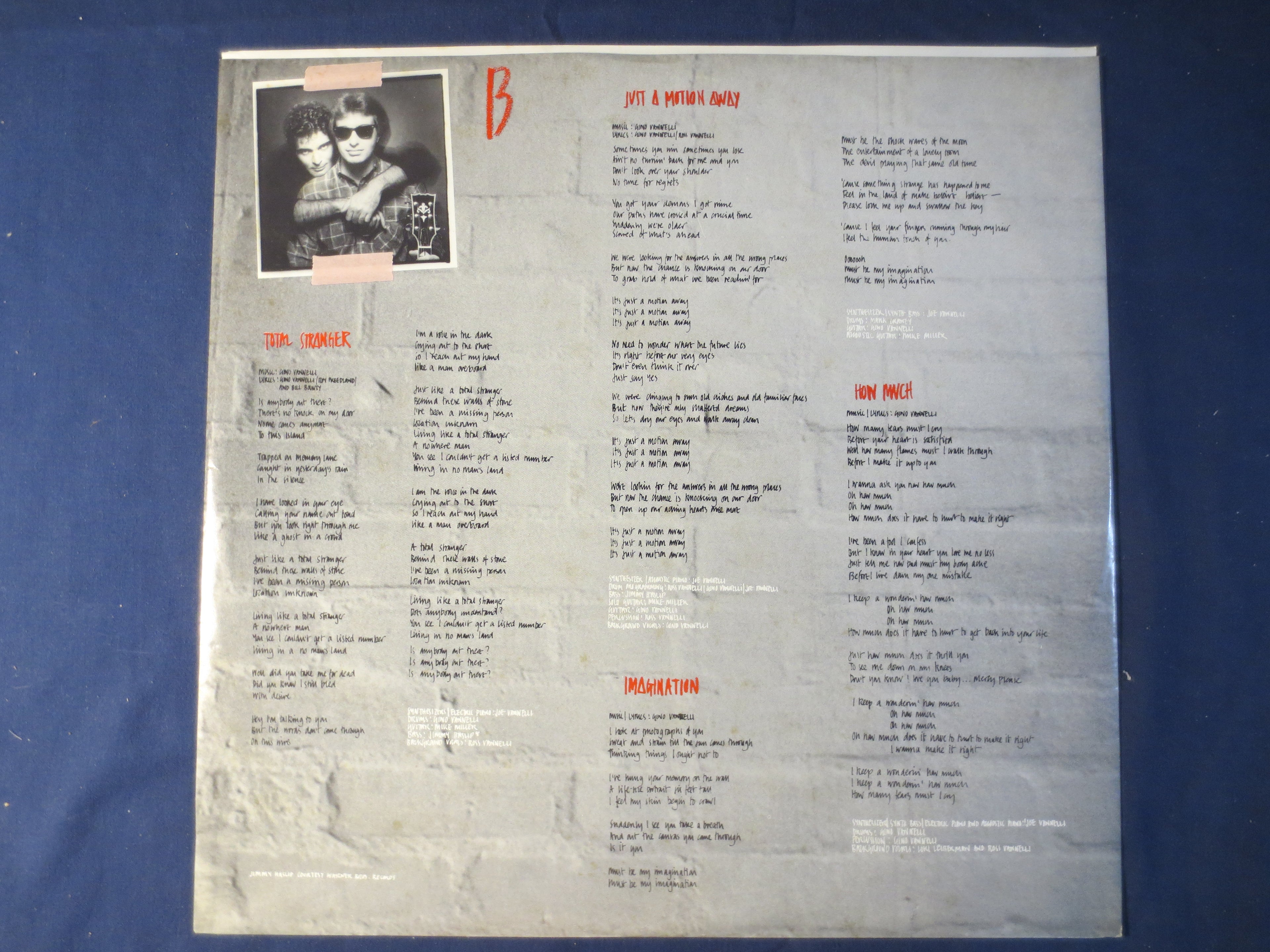 Gino Vannelli – Black Cars (1984) Vinyl LP