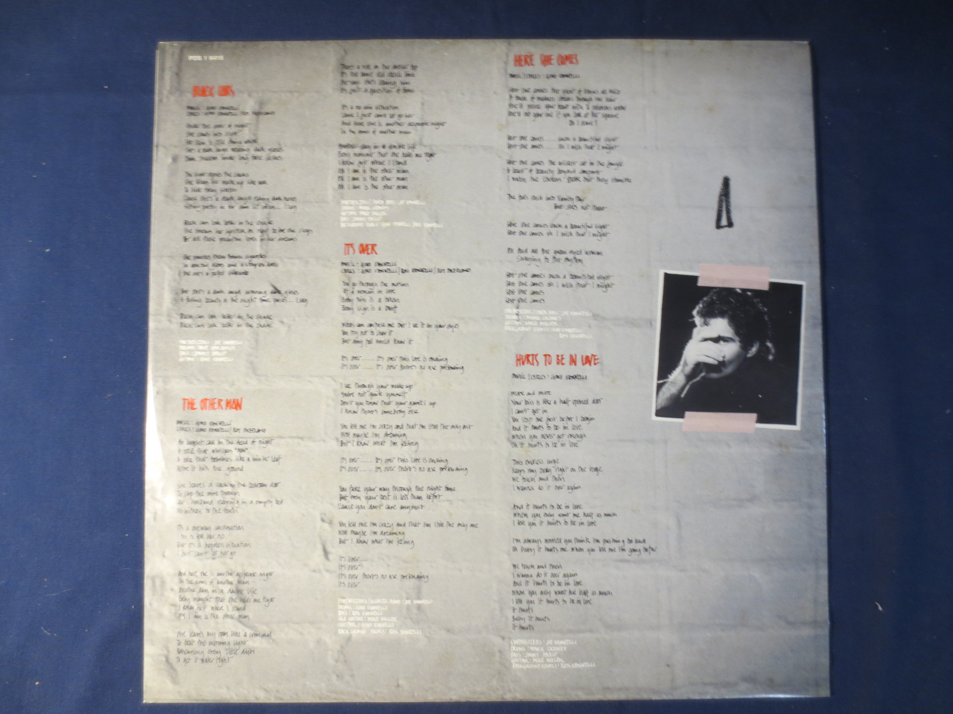 Gino Vannelli – Black Cars (1984) Vinyl LP