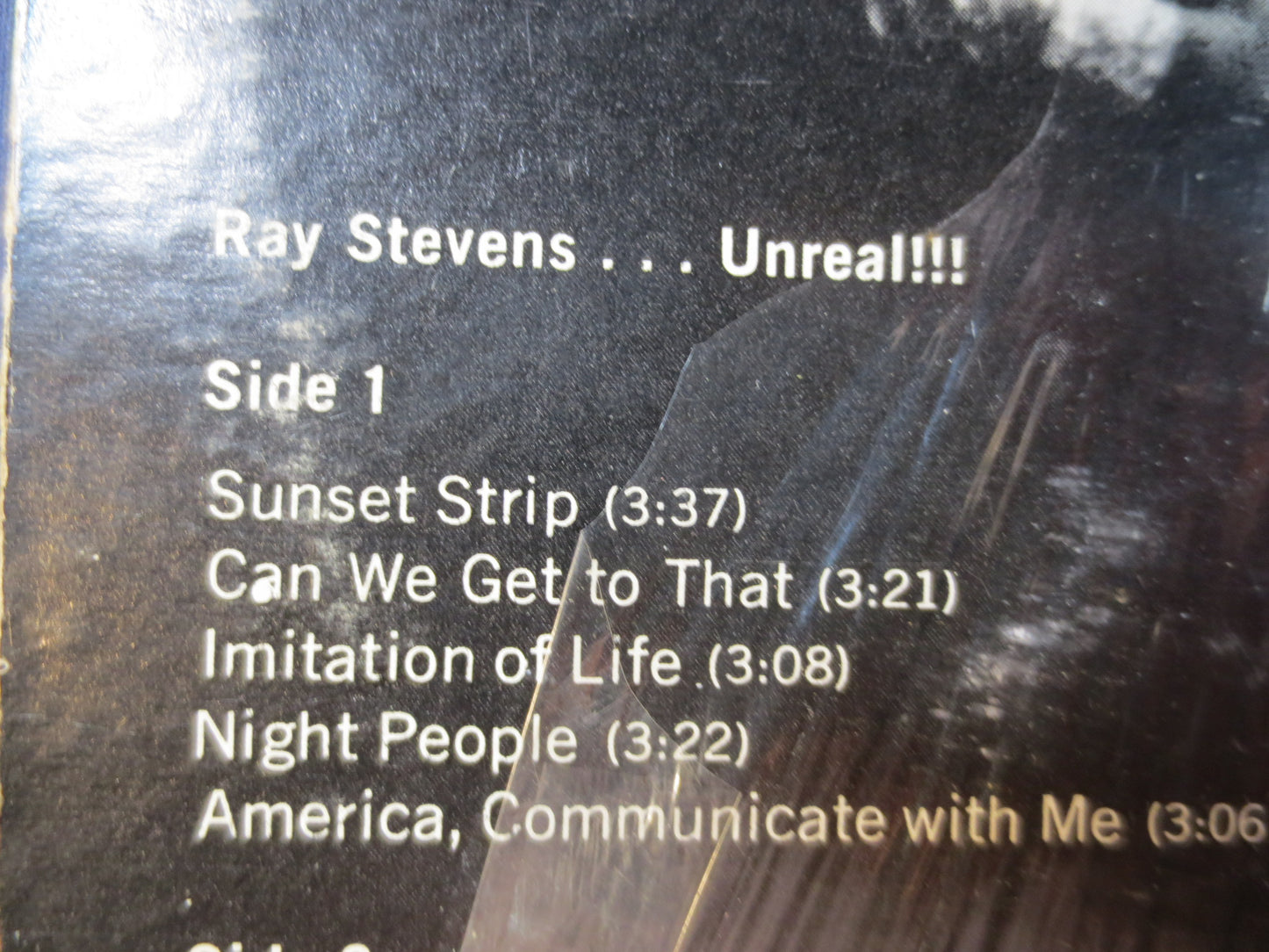 RAY STEVENS, UNREAL Record, Ray Stevens Record, Ray Stevens Vinyl, Ray Stevens Lp, Vintage Vinyl, Vinyl, 1970 Records