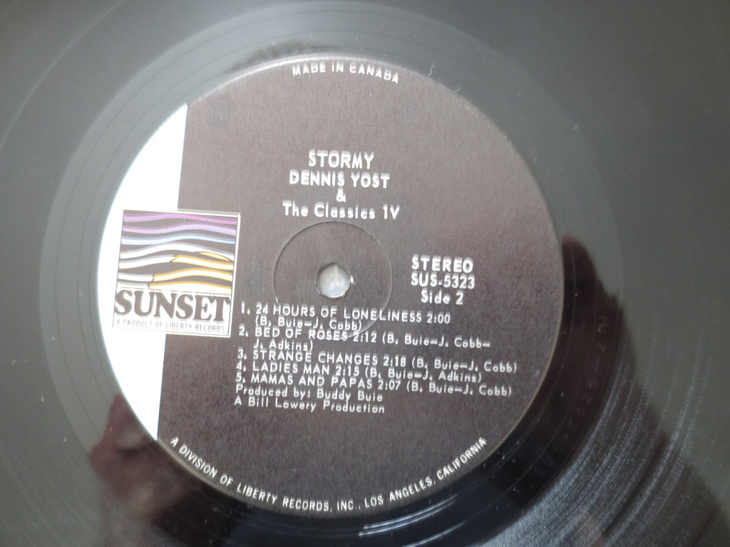 Dennis Yost & The Classics IV – Stormy (1970) Vinyl LP