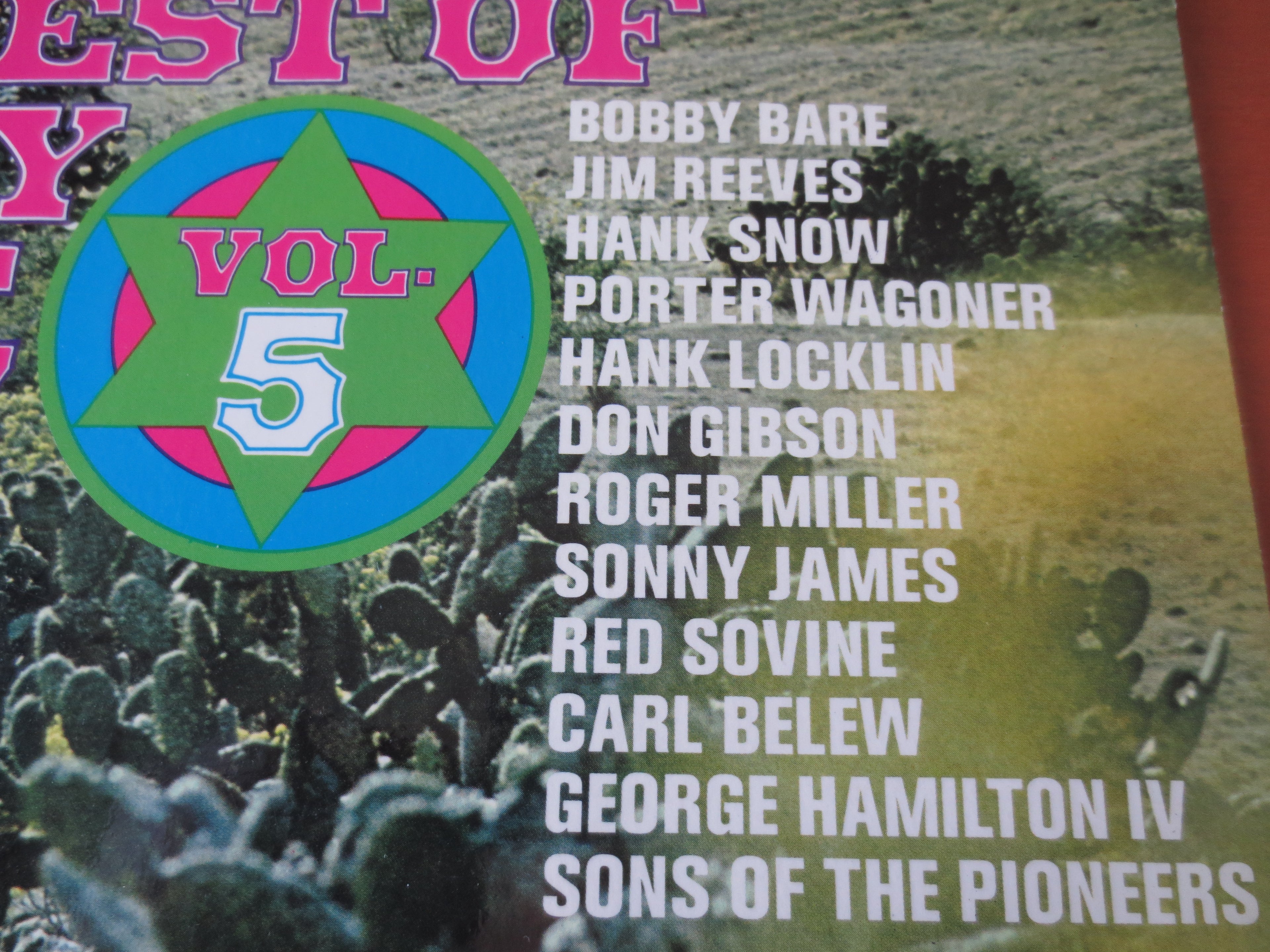 Best of Country & West Vol. 5 (1973) Vinyl LP