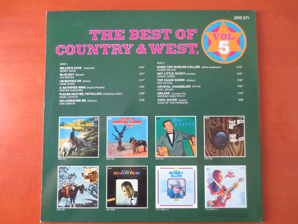 Best of Country & West Vol. 5 (1973) Vinyl LP