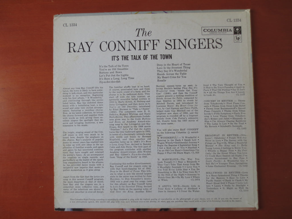 Ray Conniff – It's the Talk of the Town (1959) Vinyl LP