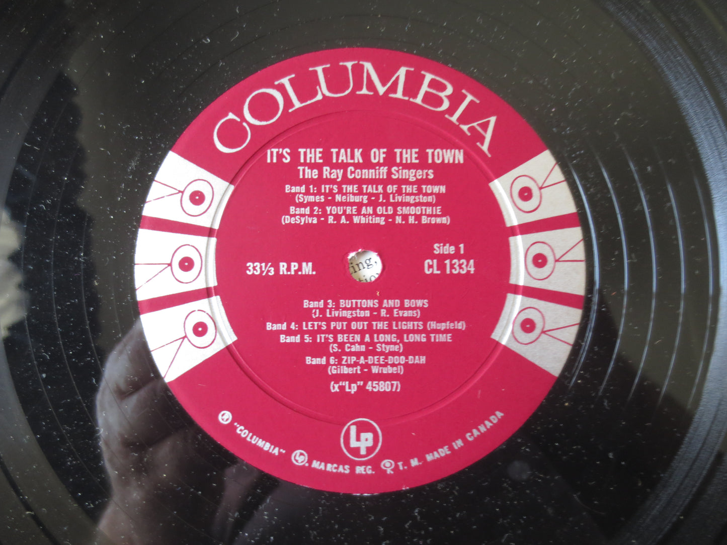 RAY CONNIFF, TALK of the Town, Ray Conniff Records, Ray Conniff Albums, Jazz Albums, Jazz Music, Vinyl Record, 1959 Records