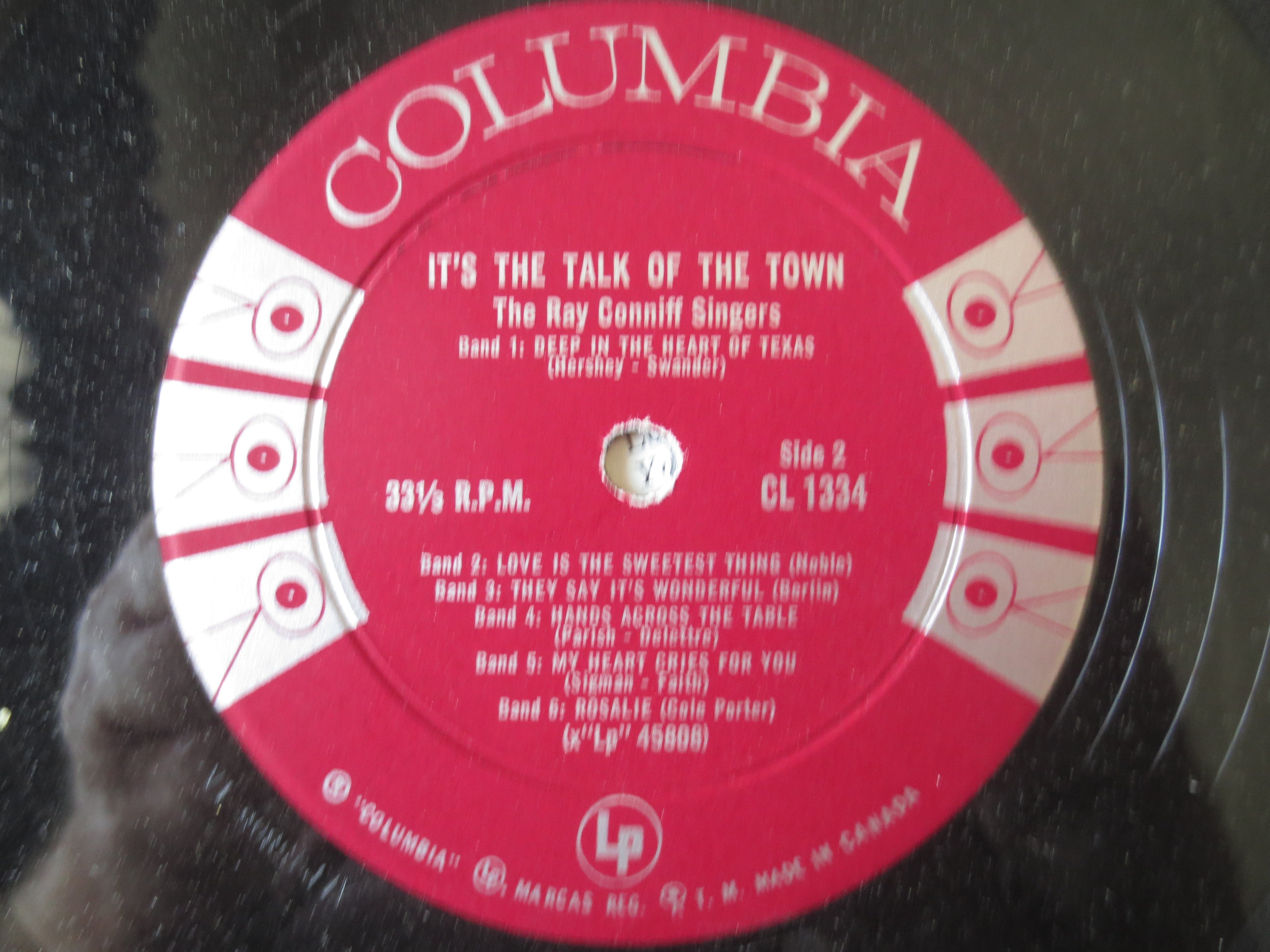Ray Conniff – It's the Talk of the Town (1959) Vinyl LP