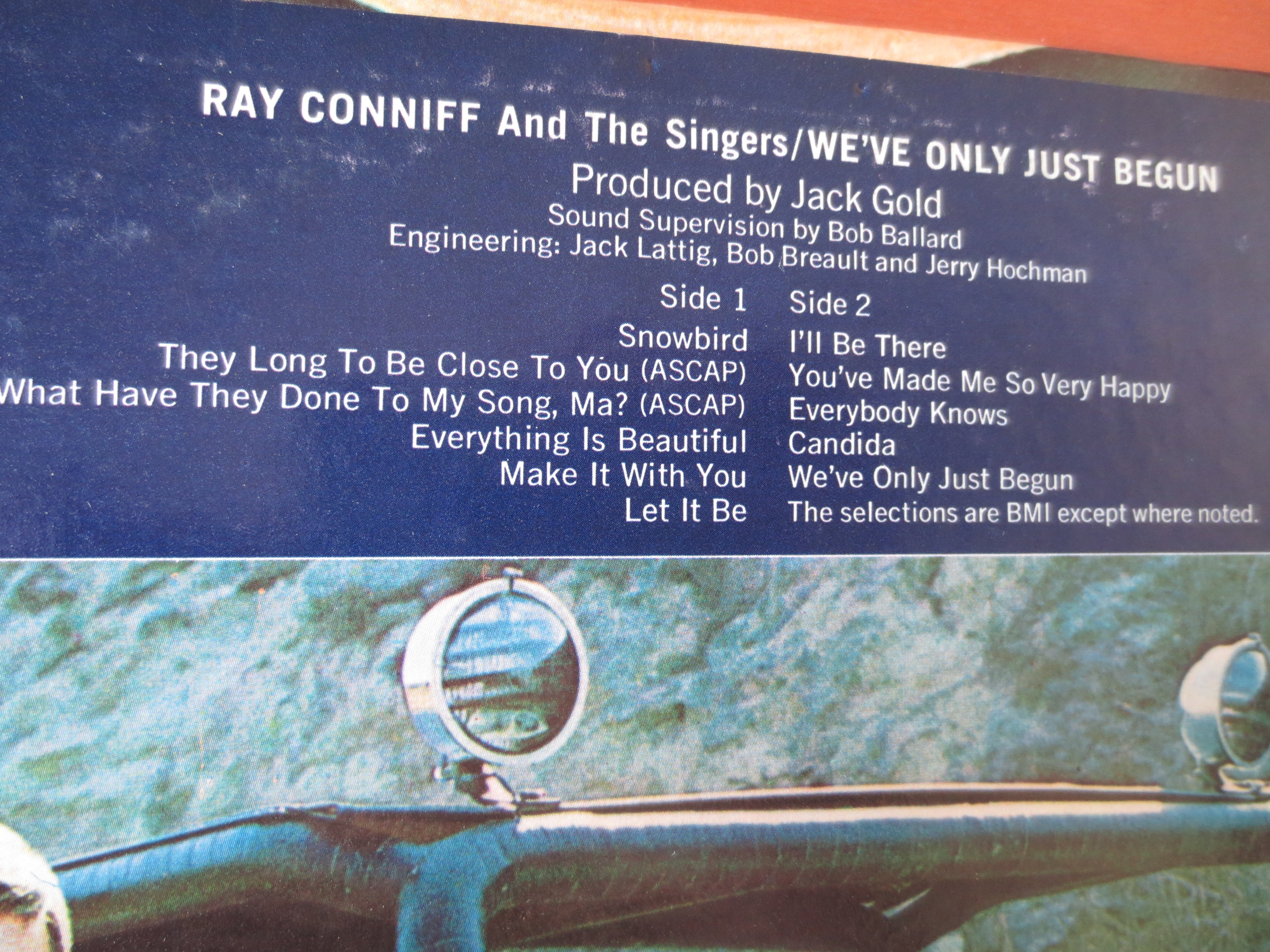 Ray Conniff – We've Only Just Begun (1970) Vinyl LP