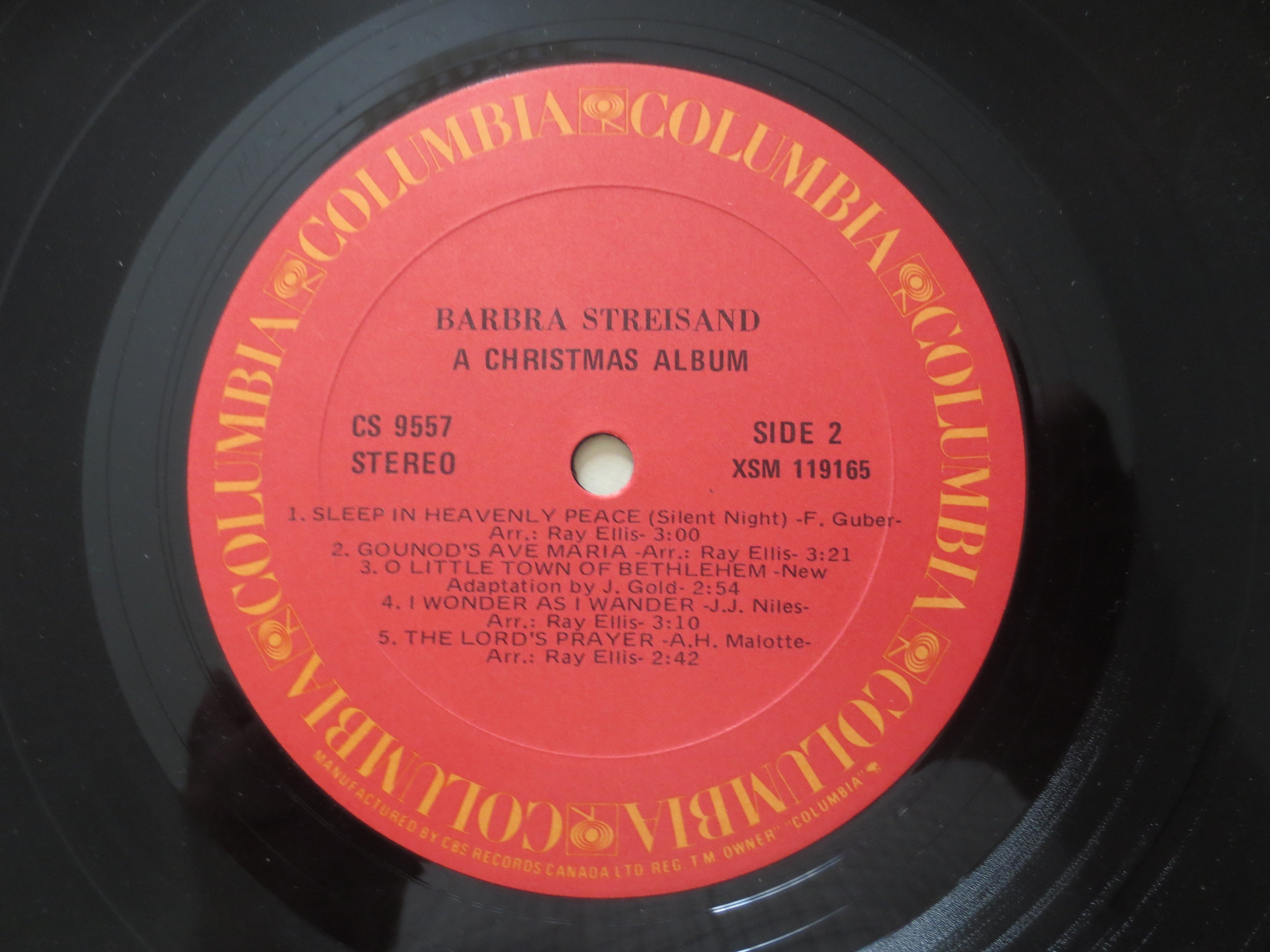 Barbra Streisand – A Christmas Album (1967) Vinyl LP