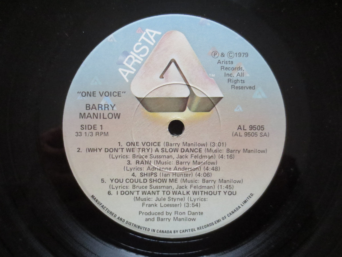 Barry Manilow – One Voice (1979) Vinyl LP