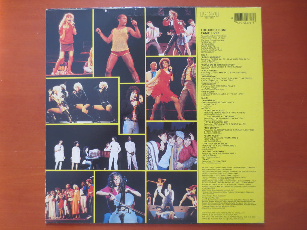 The Kids from Fame – Live! (1983) Vinyl LP
